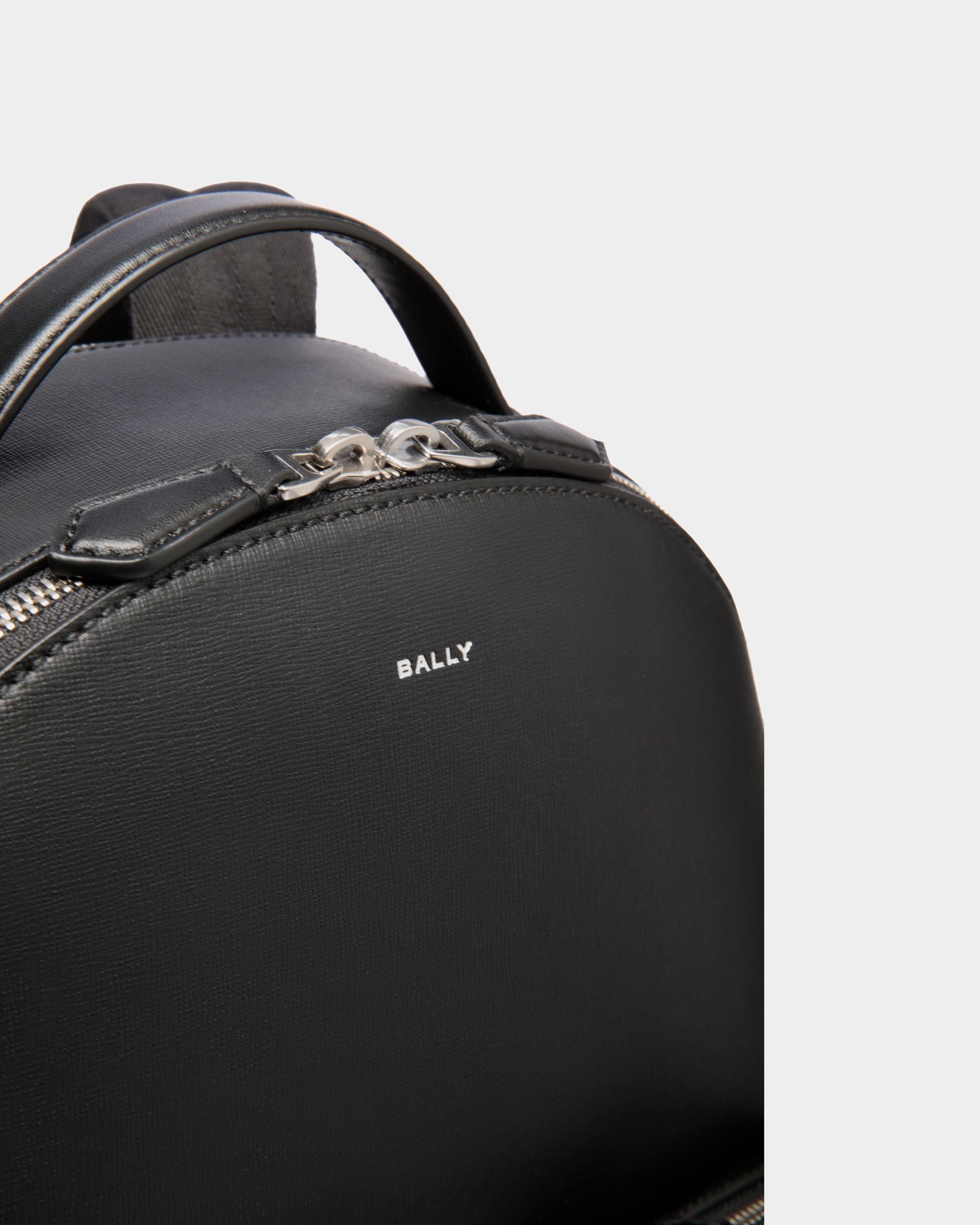 Zaino Mythos In Pelle Riciclata Nera - Uomo - Bally - 05