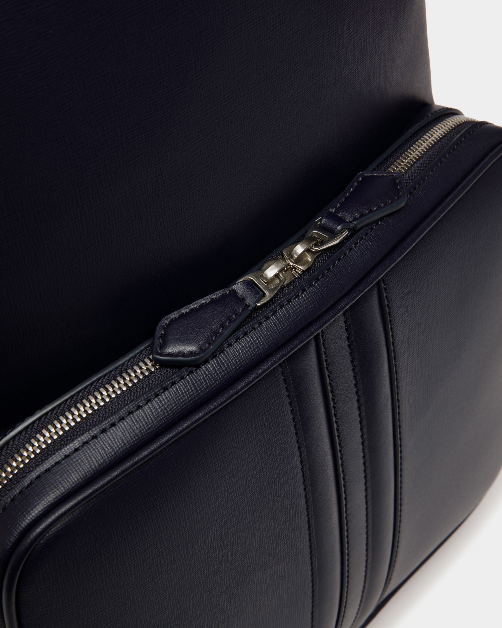 Zaino Mythos In Pelle Riciclata Navy Blue - Uomo - Bally - 06