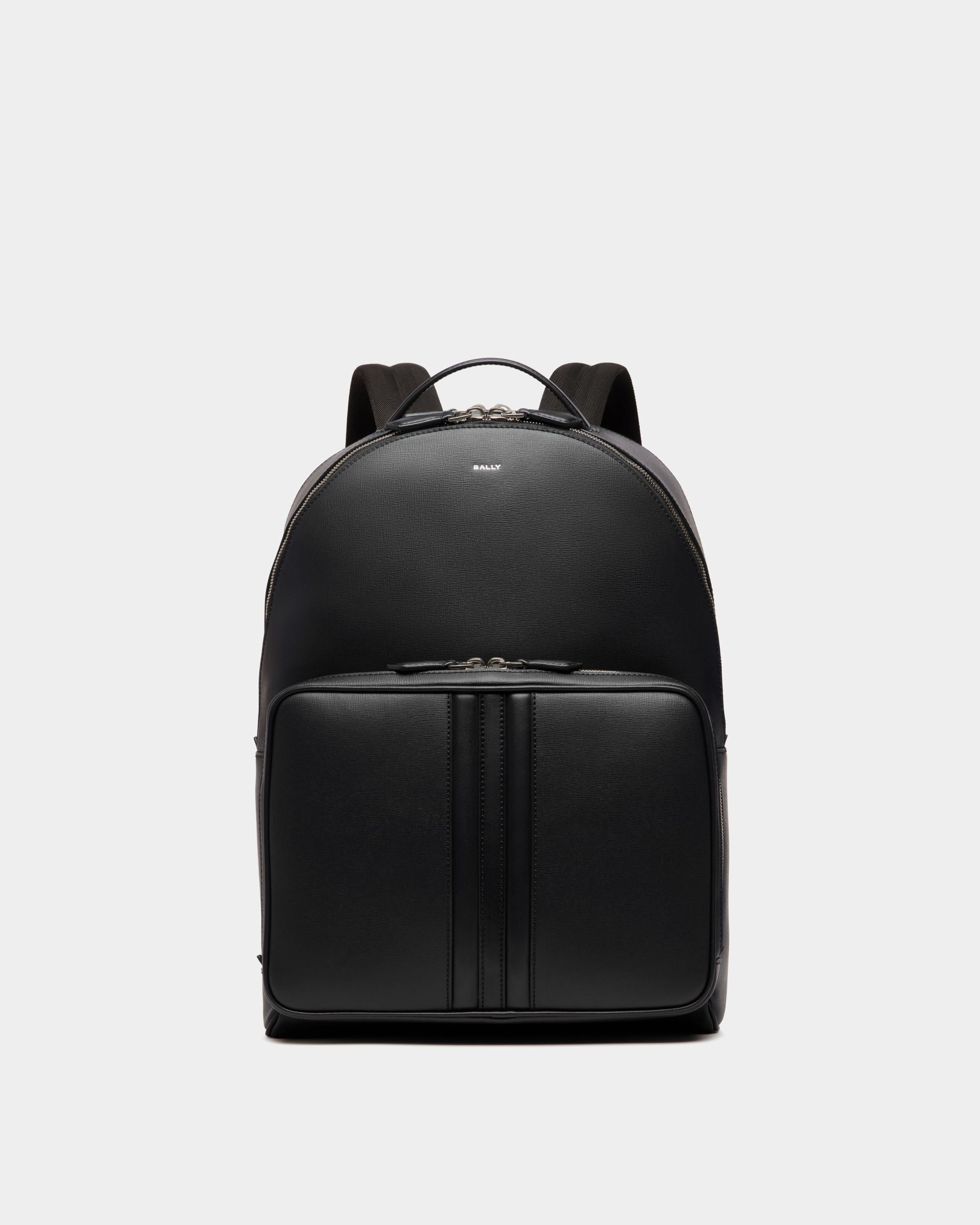 Zaino Mythos In Pelle Riciclata Nera - Uomo - Bally - 01