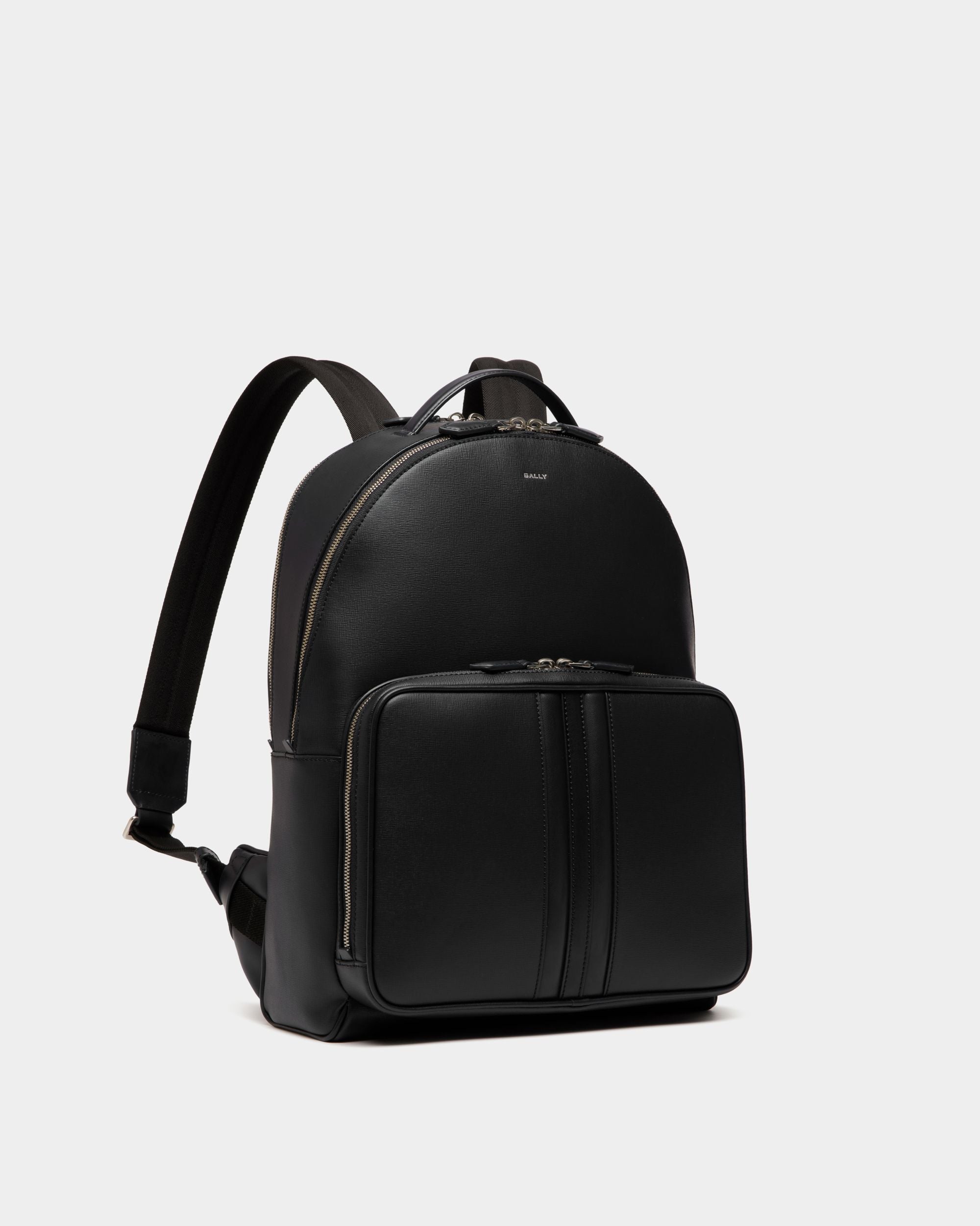 Zaino Mythos In Pelle Riciclata Nera - Uomo - Bally - 03