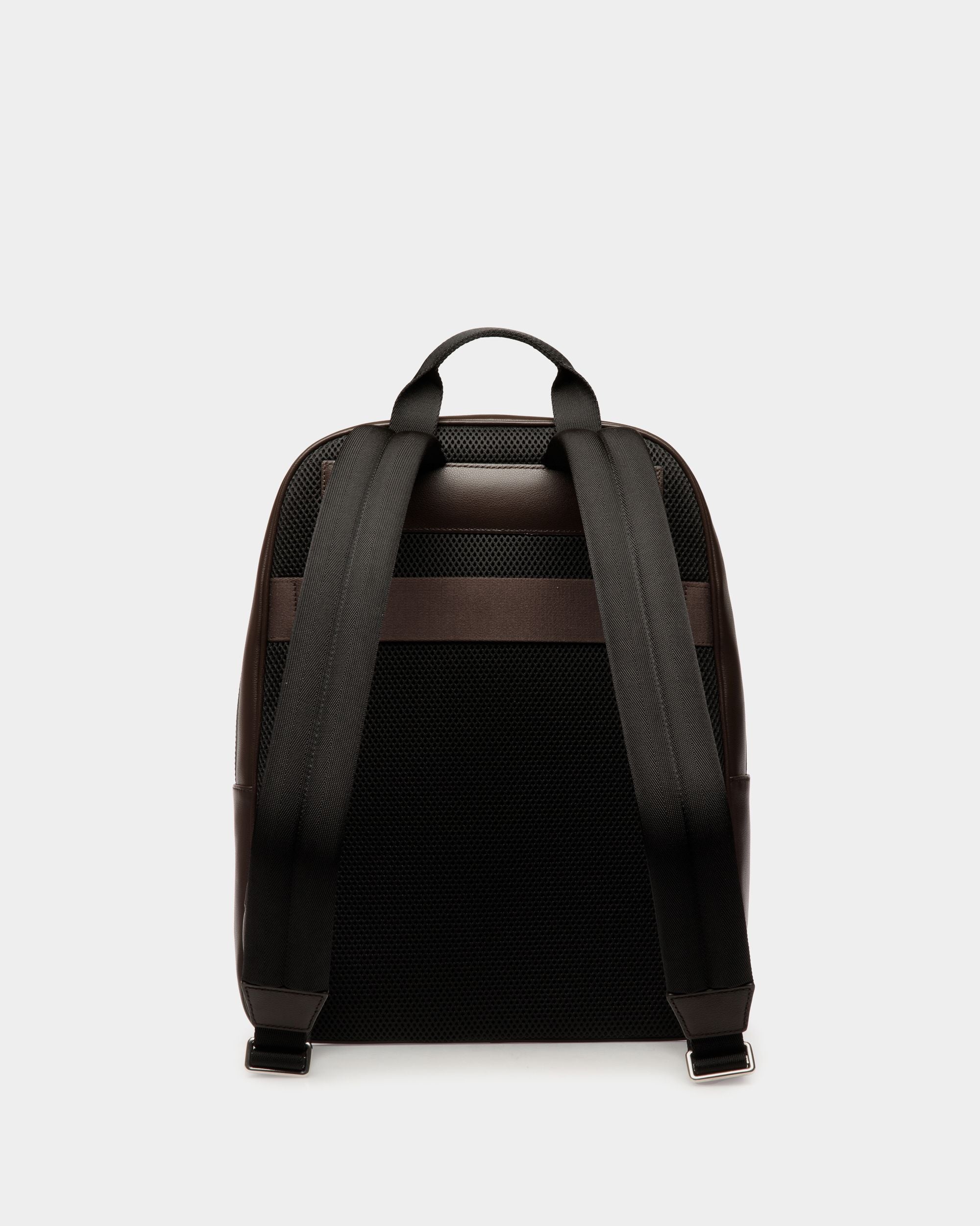 Zaino Code In Pelle Color Ebano - Uomo - Bally - 03