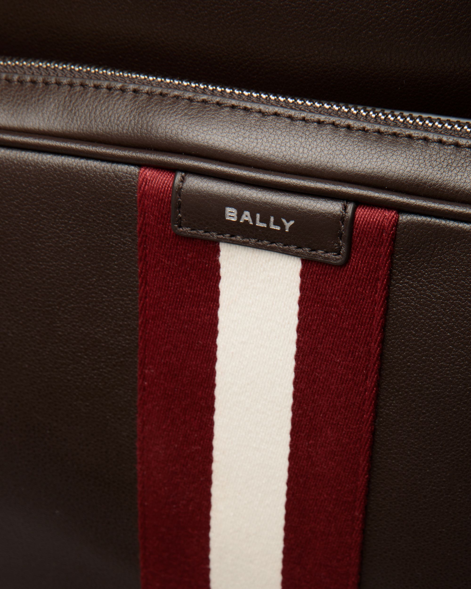 Zaino Code In Pelle Color Ebano - Uomo - Bally - 06