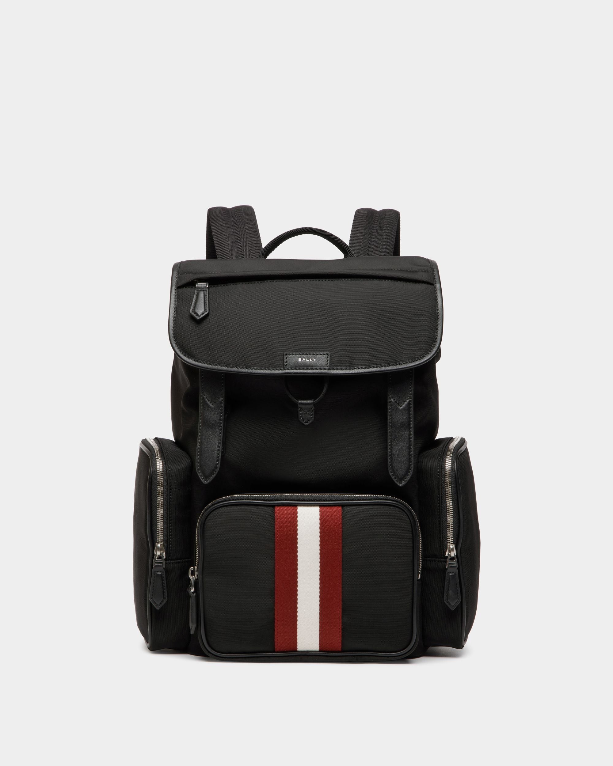 Zaino Code In Nylon Nero - Uomo - Bally - 01