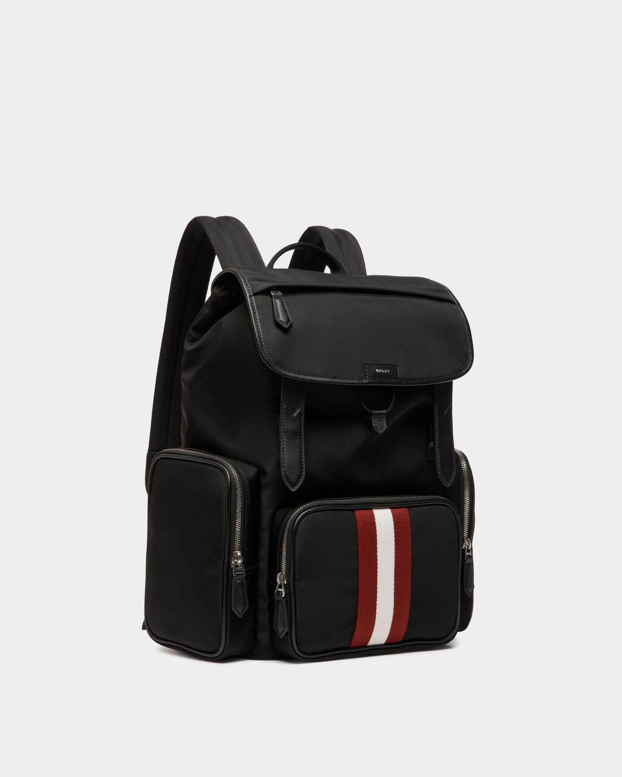 Zaino Code In Nylon Nero - Uomo - Bally - 04