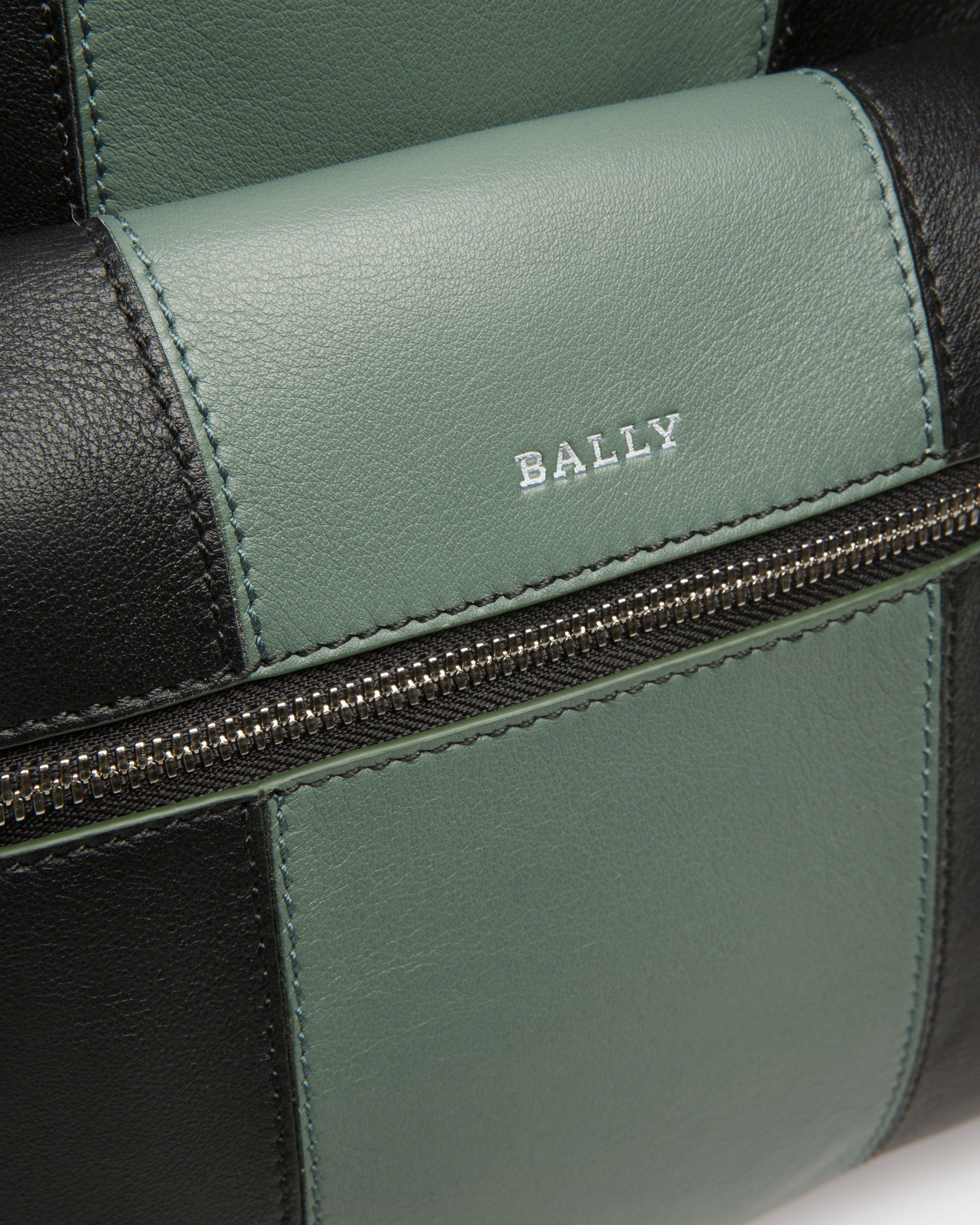 Harper Zaino In Pelle Nera E Verde - Uomo - Bally - 05