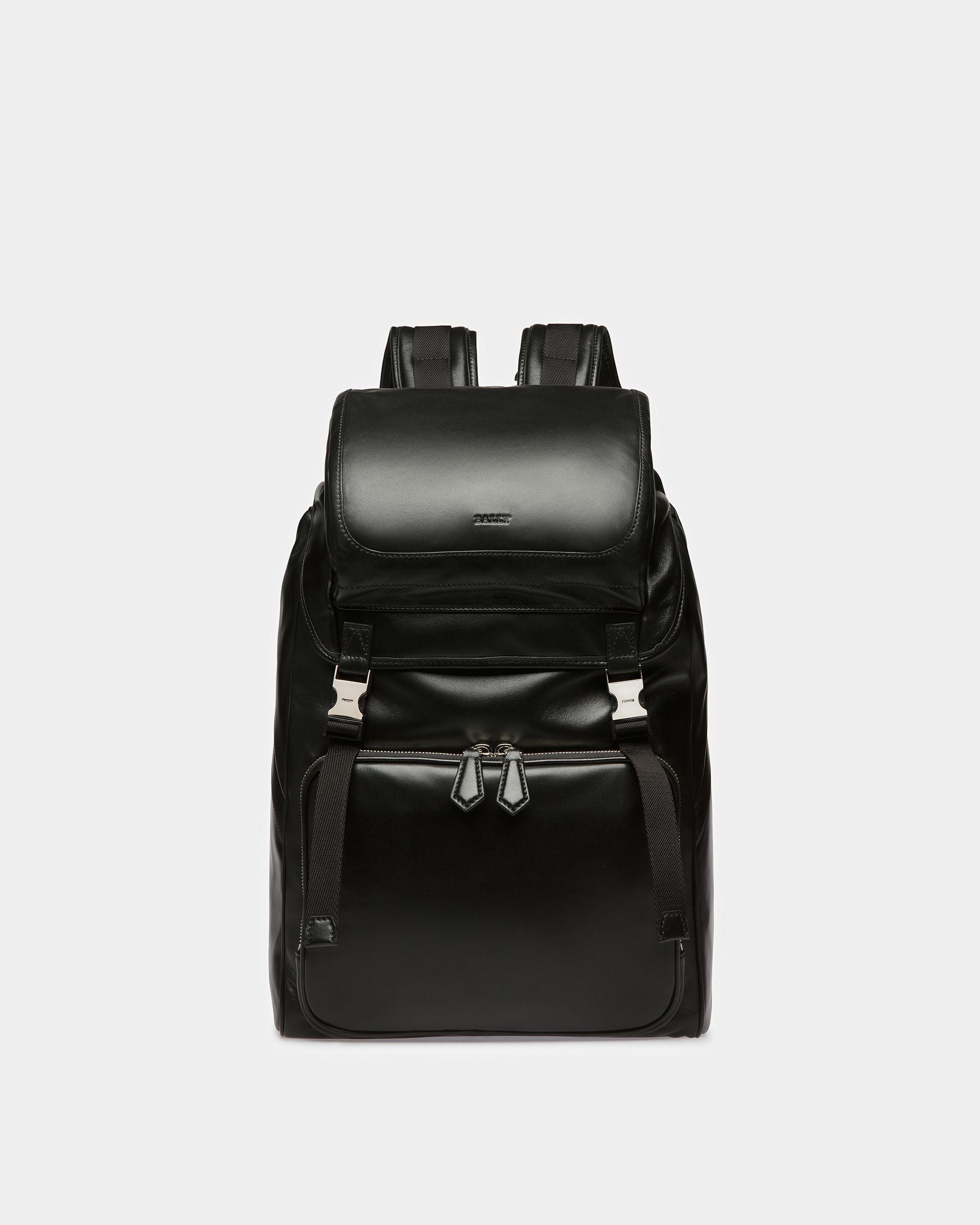 Athor Zaino In Pelle Nera - Uomo - Bally - 01