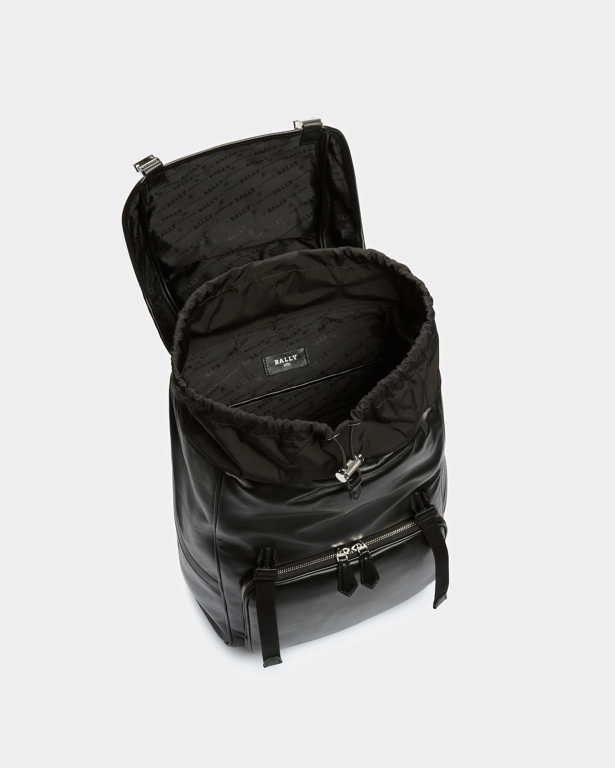 Athor Zaino In Pelle Nera - Uomo - Bally - 04
