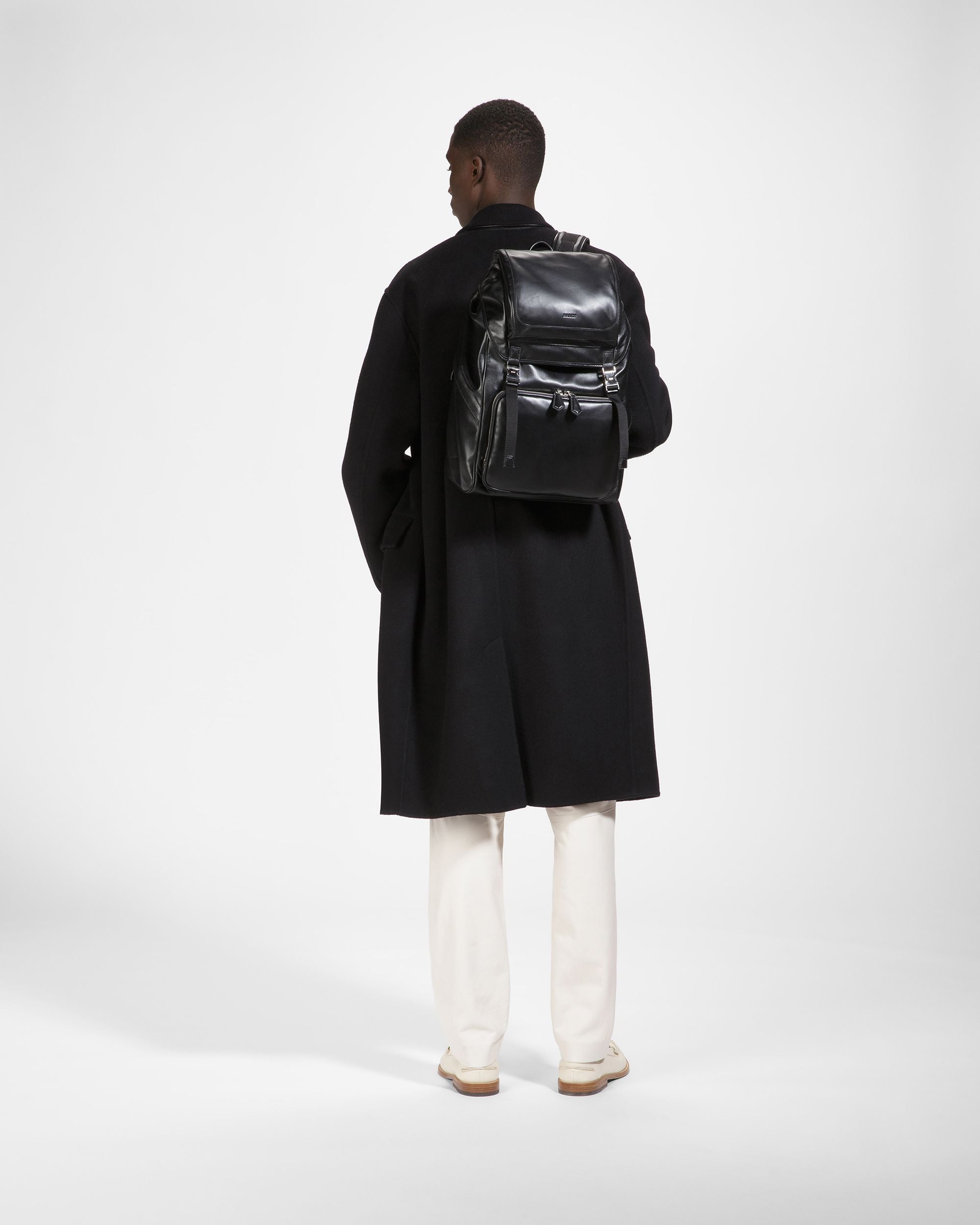 Athor Zaino In Pelle Nera - Uomo - Bally - 06