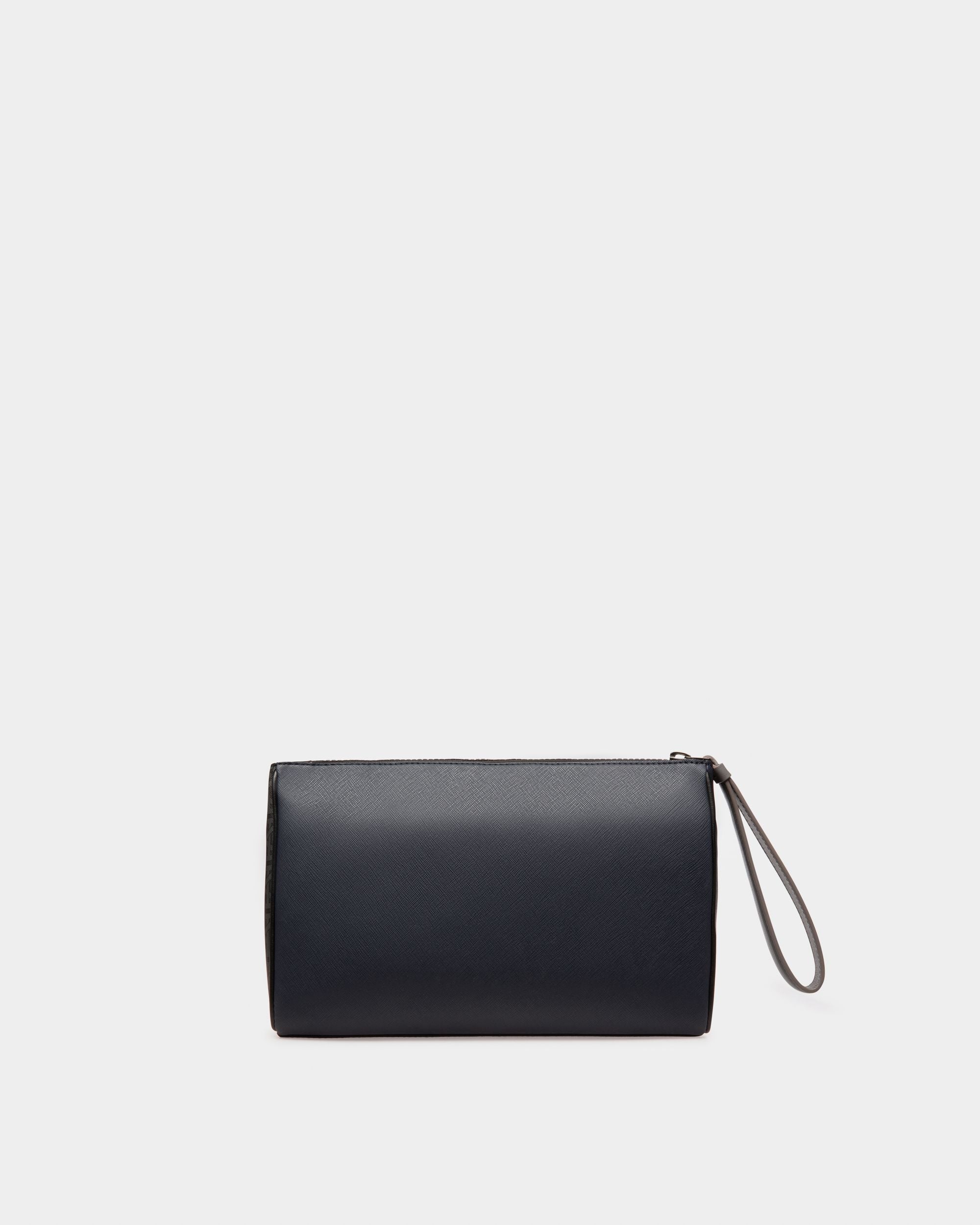 Makid Clutch In Pelle Blu Navy - Uomo - Bally - 03