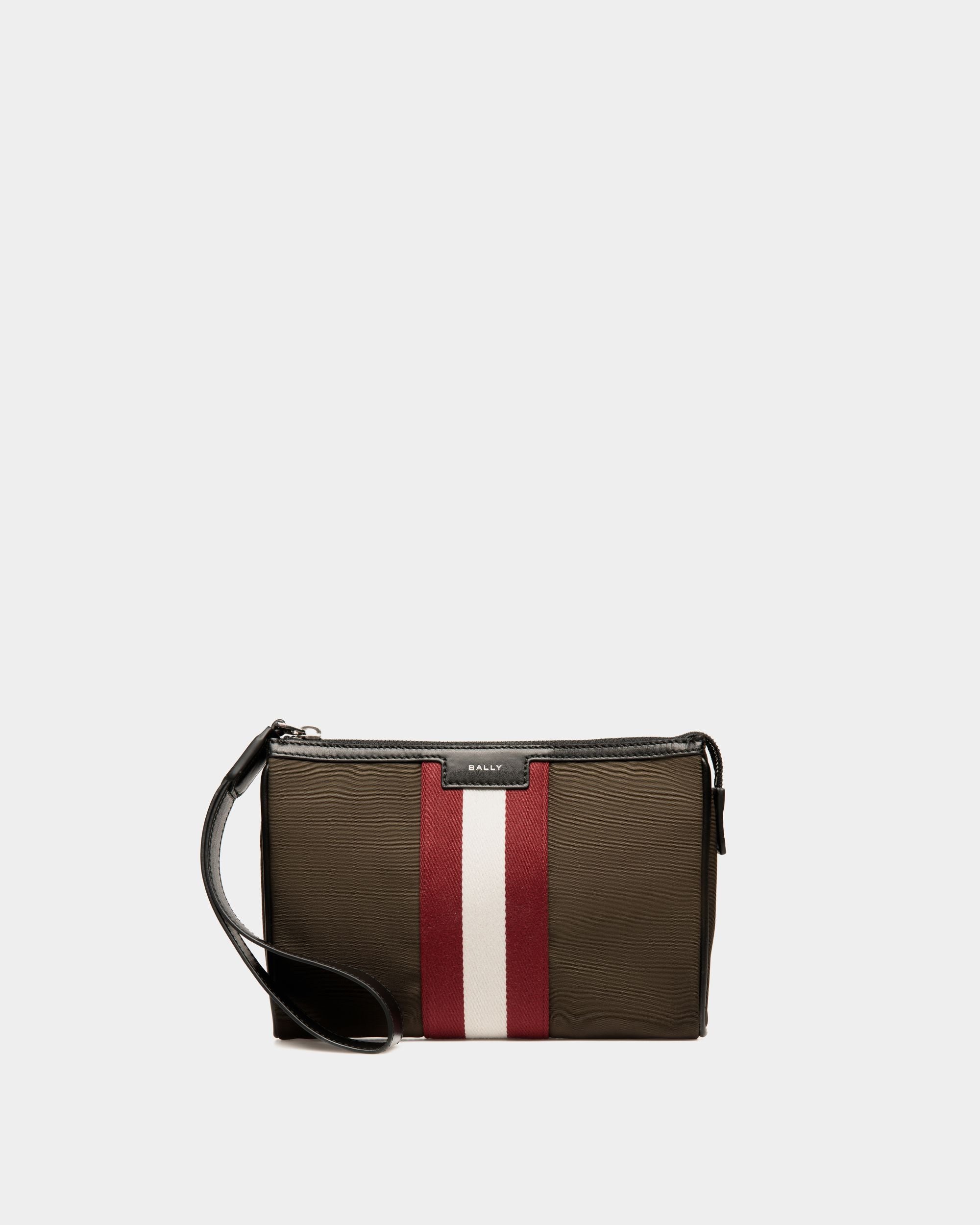 Bustina Code In Nylon Military Green - Uomo - Bally - 01