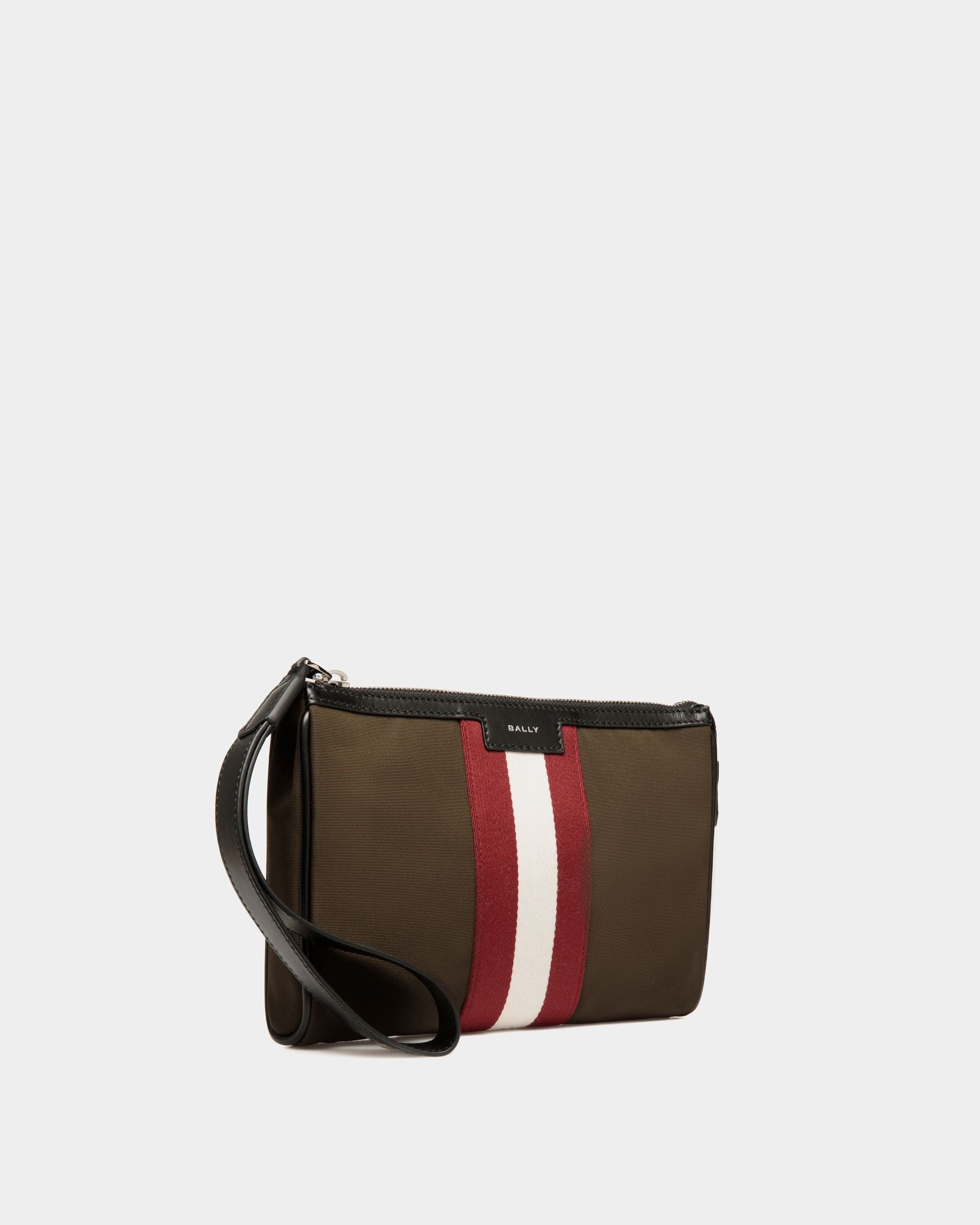Bustina Code In Nylon Military Green - Uomo - Bally - 03