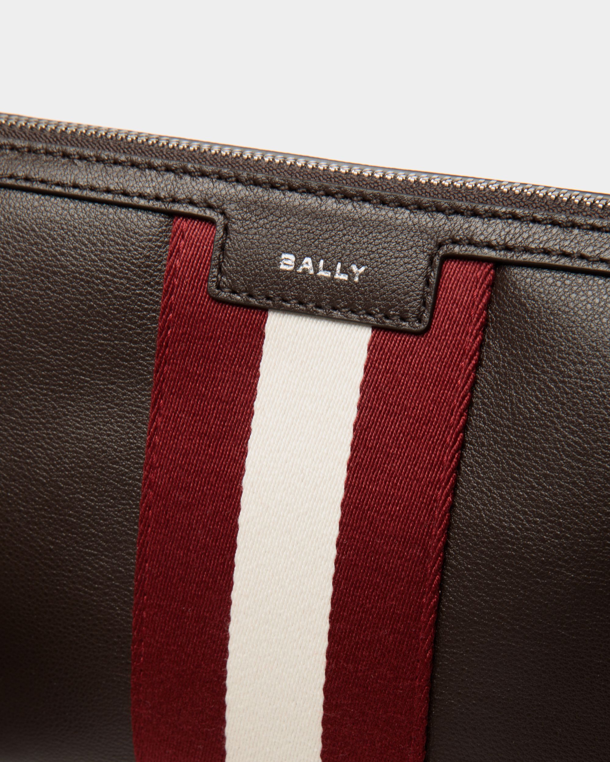 Clutch Code In Pelle Color Ebano - Uomo - Bally - 06