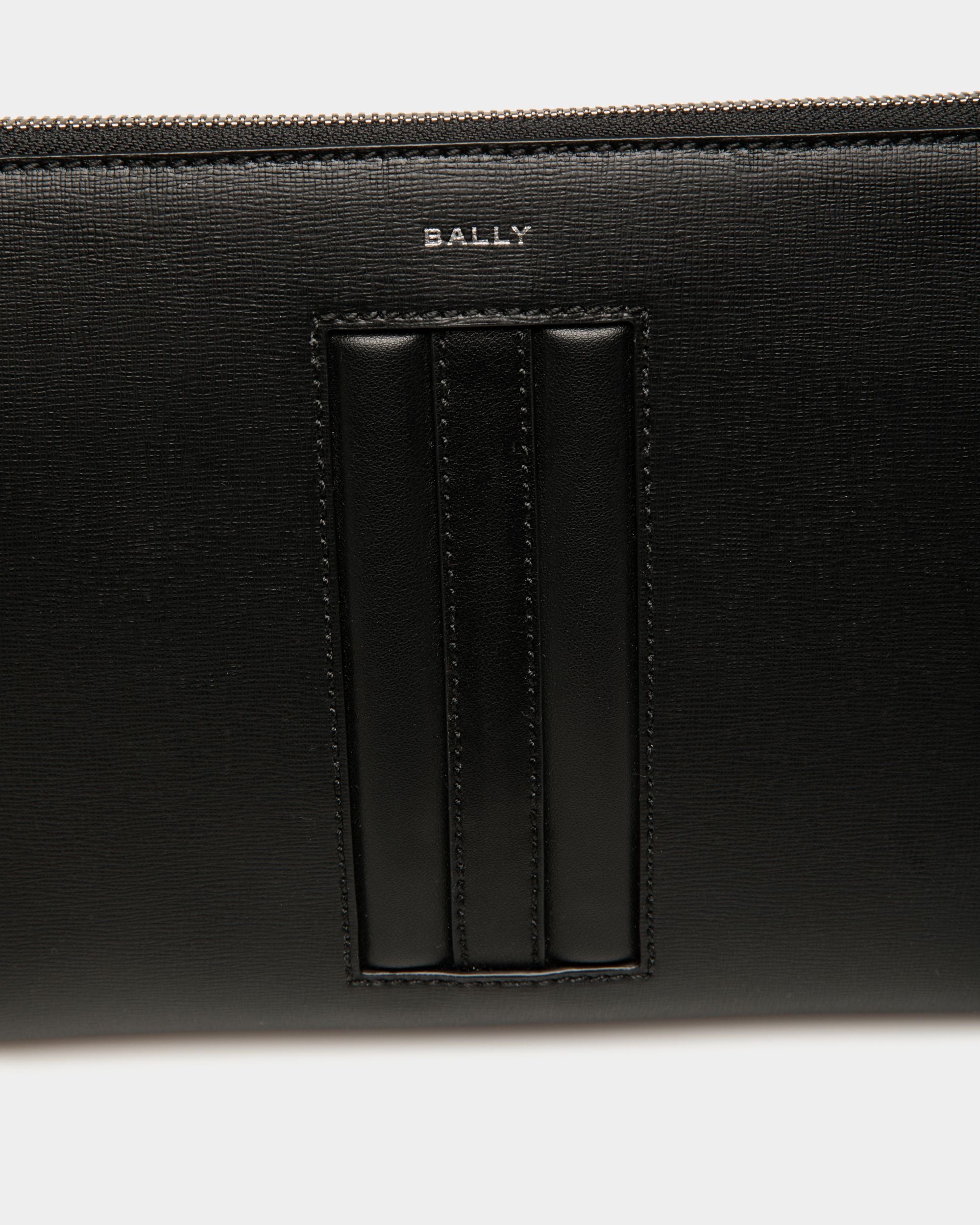Bustina Mythos In Pelle Riciclata Nera - Uomo - Bally - 05