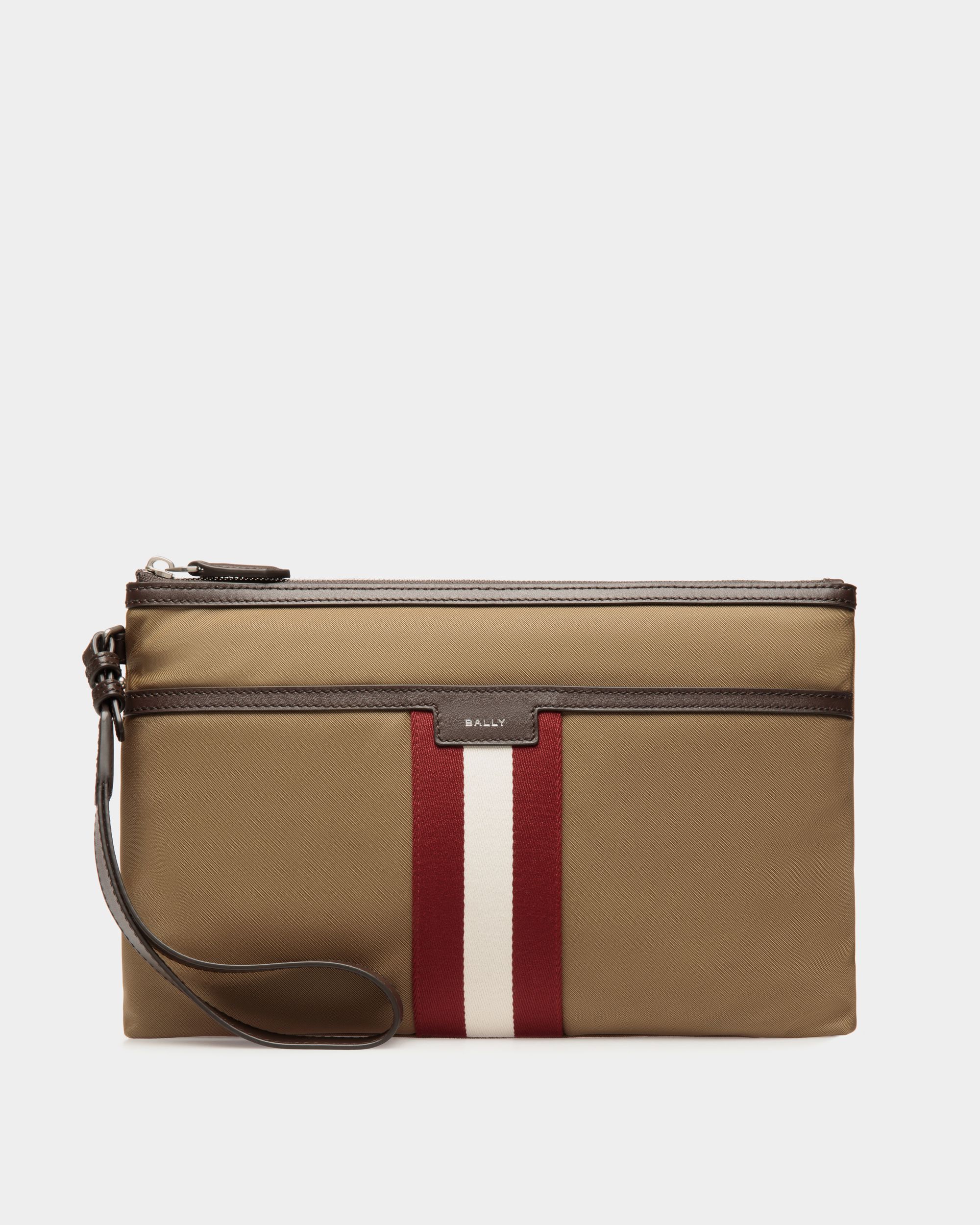 Bustina Code In Nylon Color Cammello - Uomo - Bally - 01