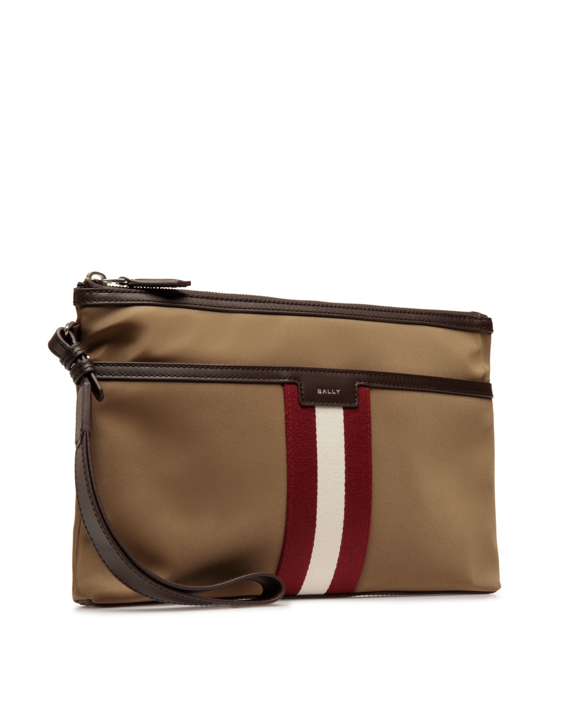 Bustina Code In Nylon Color Cammello - Uomo - Bally - 04