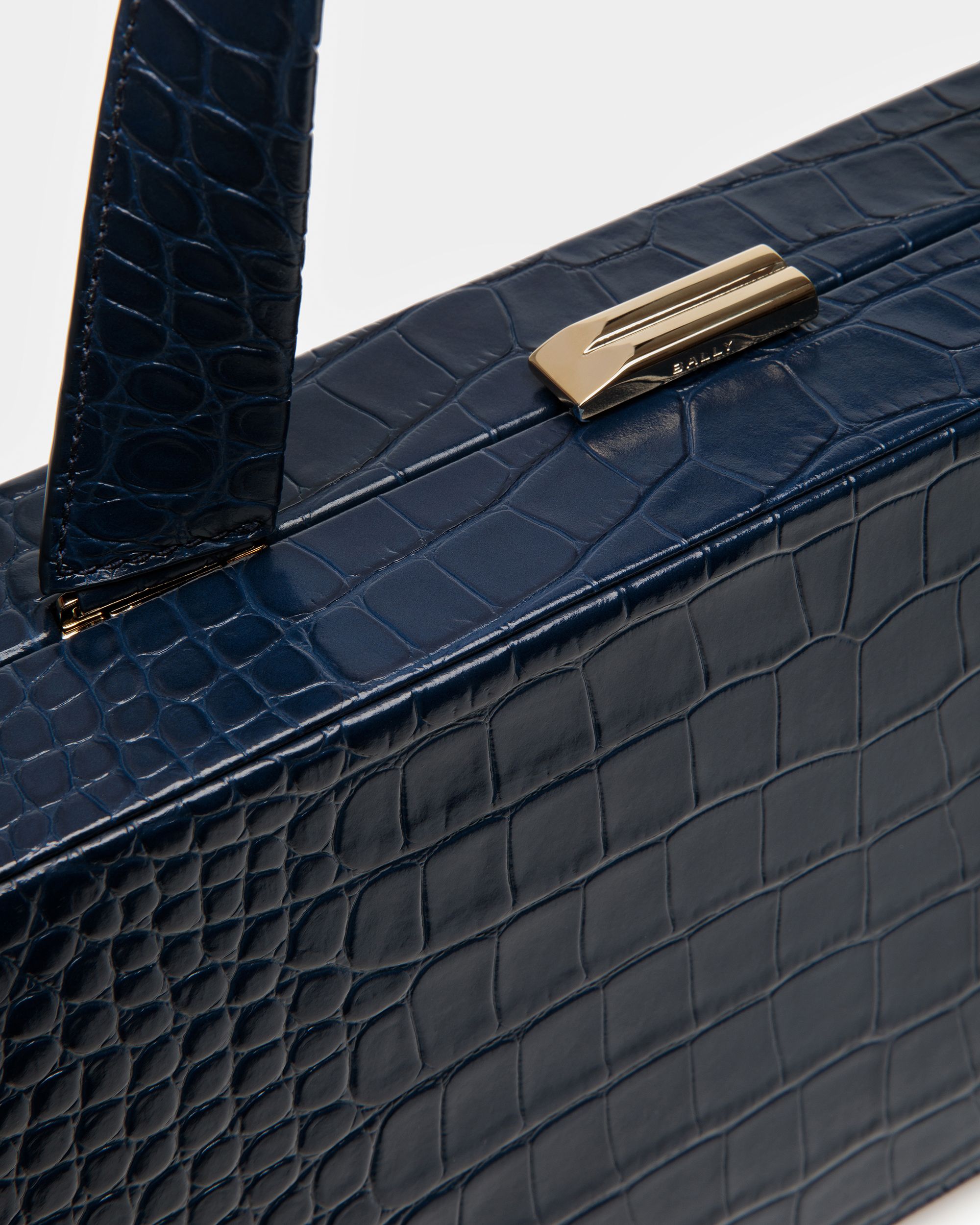 Clutch Bank In Materiale Goffrato Cocco - Uomo - Bally - 06