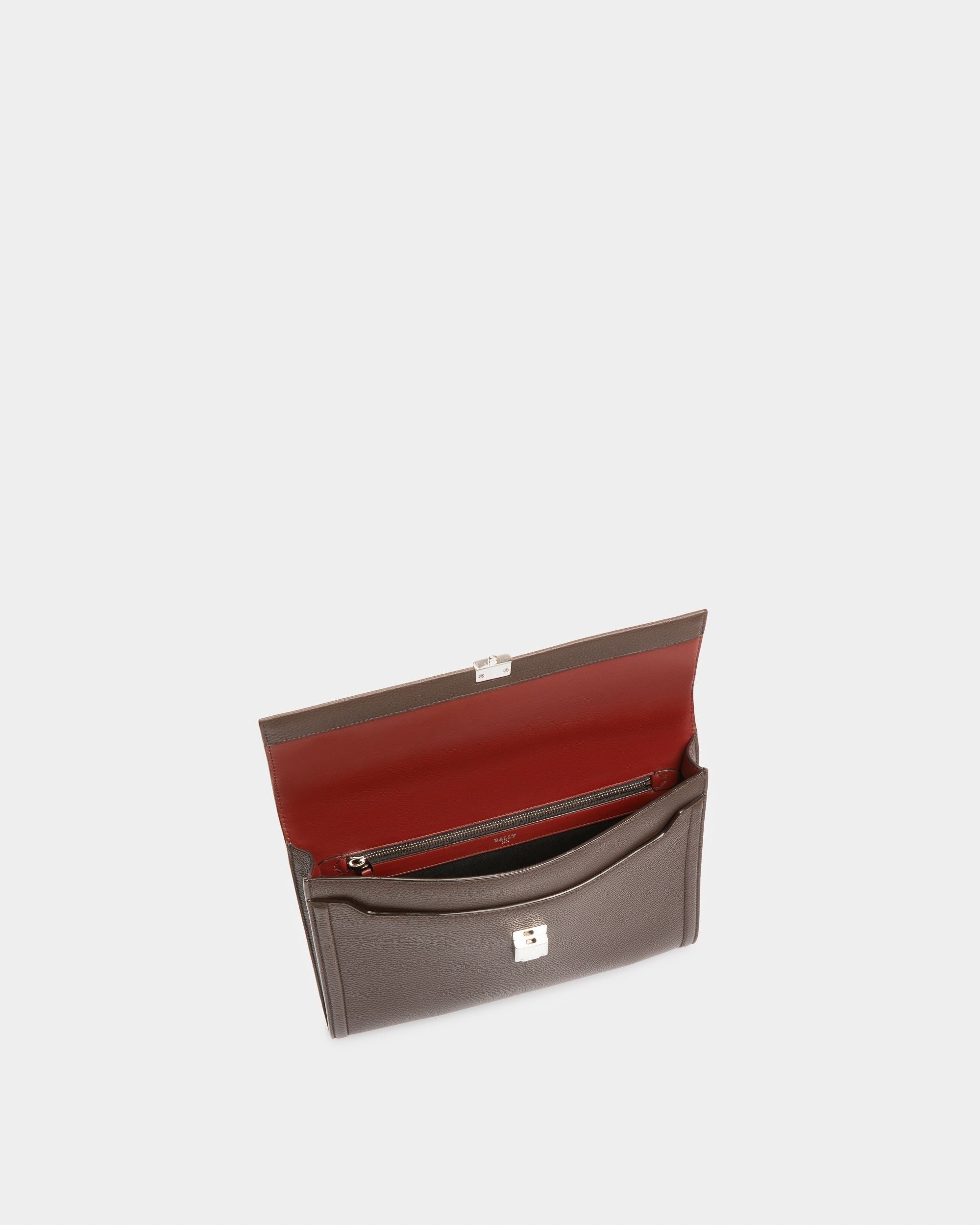 Soryan Portadocumenti In Pelle Marrone Scuro - Uomo - Bally - 04