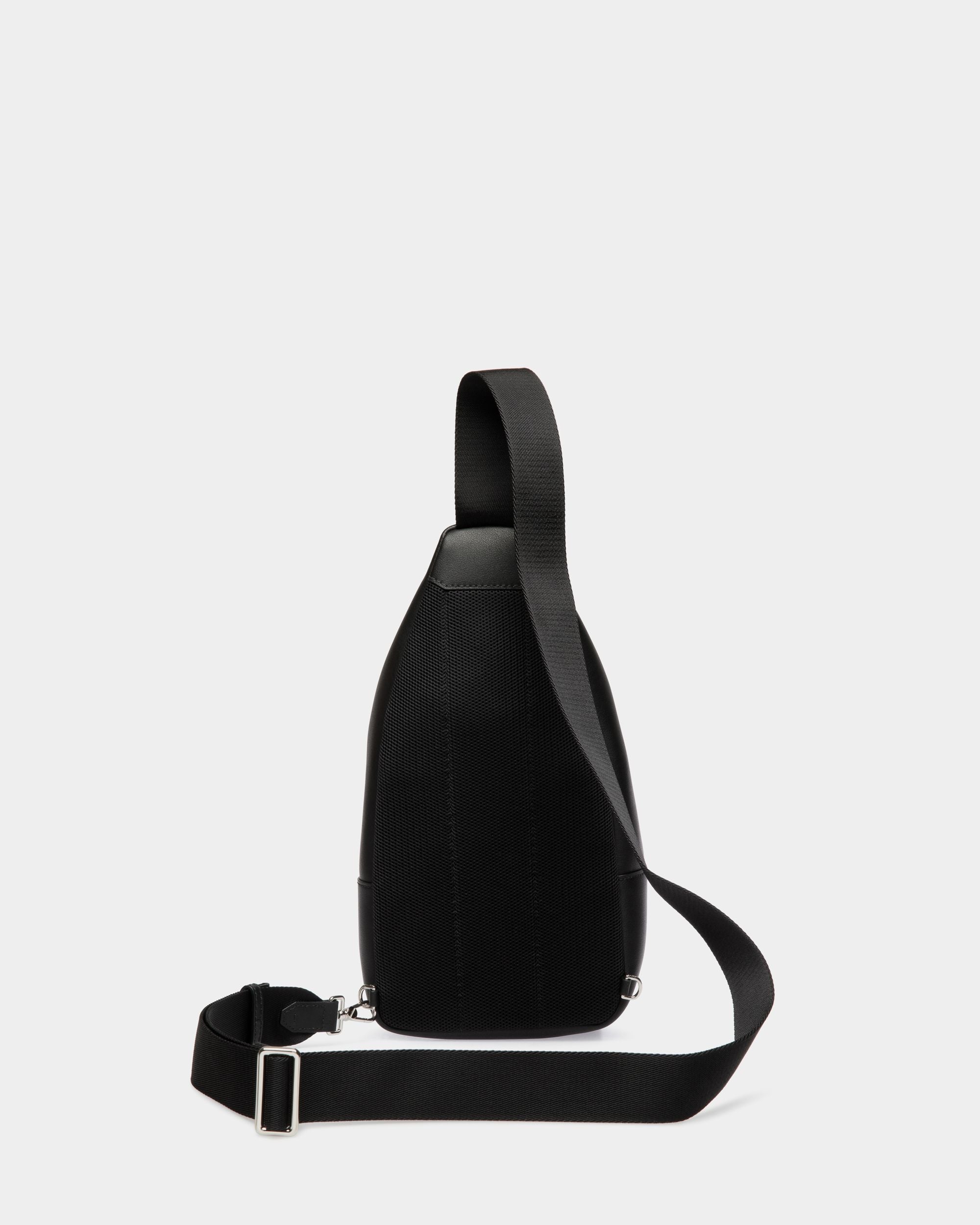 Sling Bag In Pelle Nera - Uomo - Bally - 02