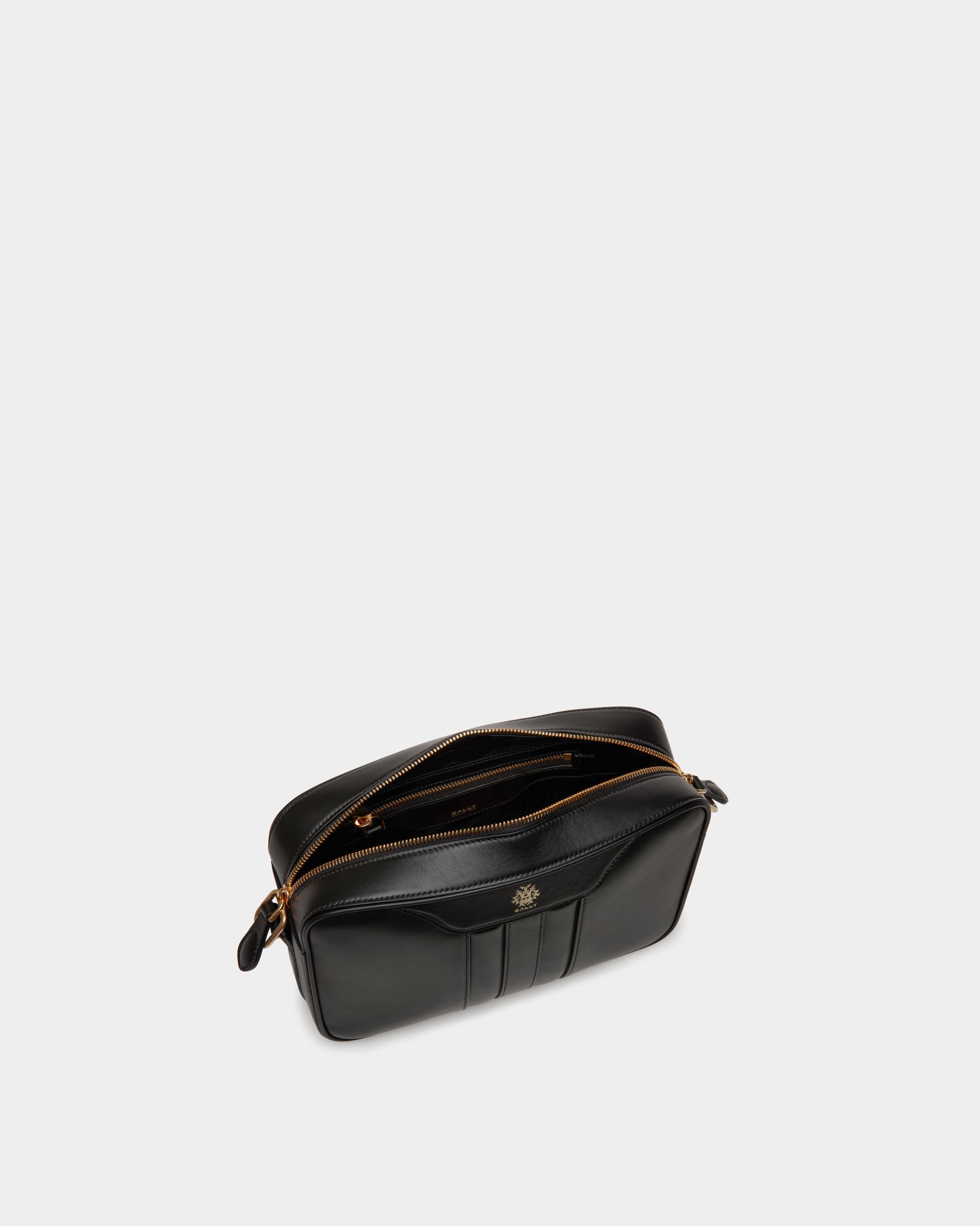 Beckett Crossbody Bag In Black Leather - Uomo - Bally - 05