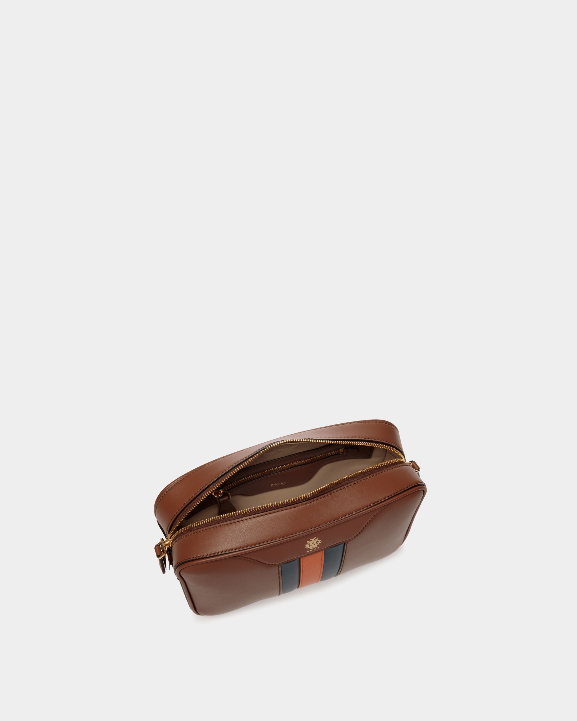 Borsa A Tracolla Beckett In Pelle Marrone - Uomo - Bally - 05