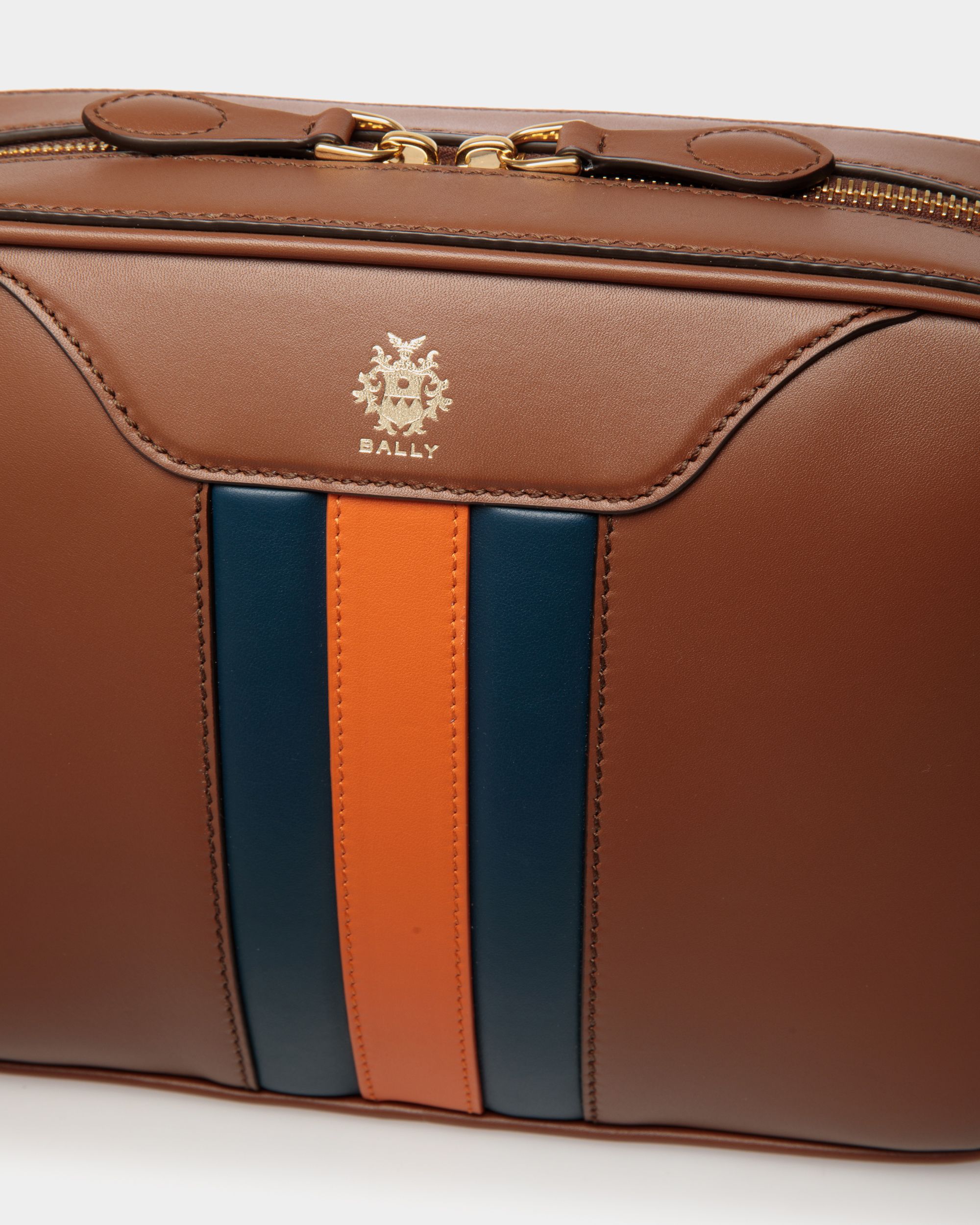 Borsa A Tracolla Beckett In Pelle Marrone - Uomo - Bally - 06