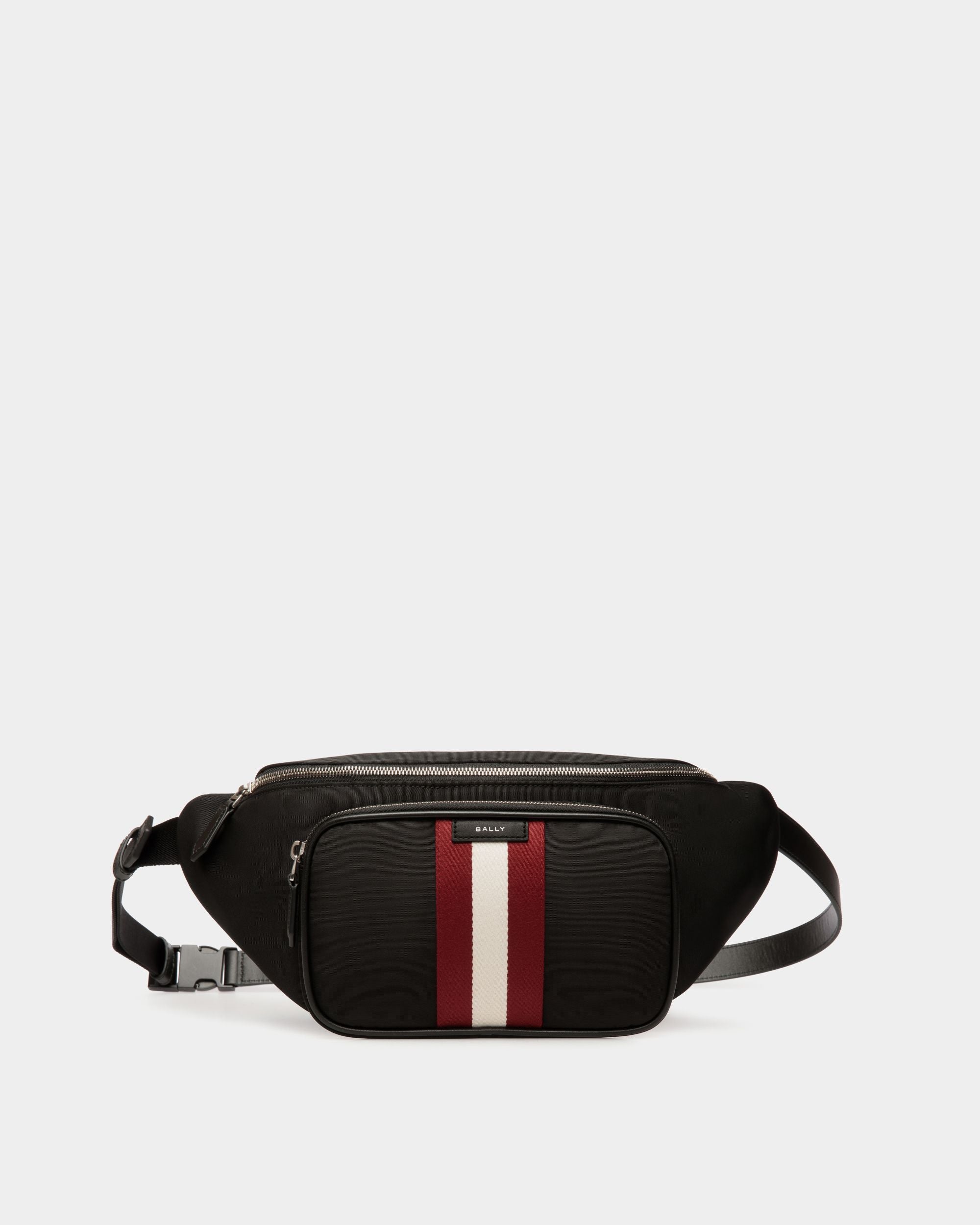 Marsupio Code In Nylon Nero - Uomo - Bally - 01