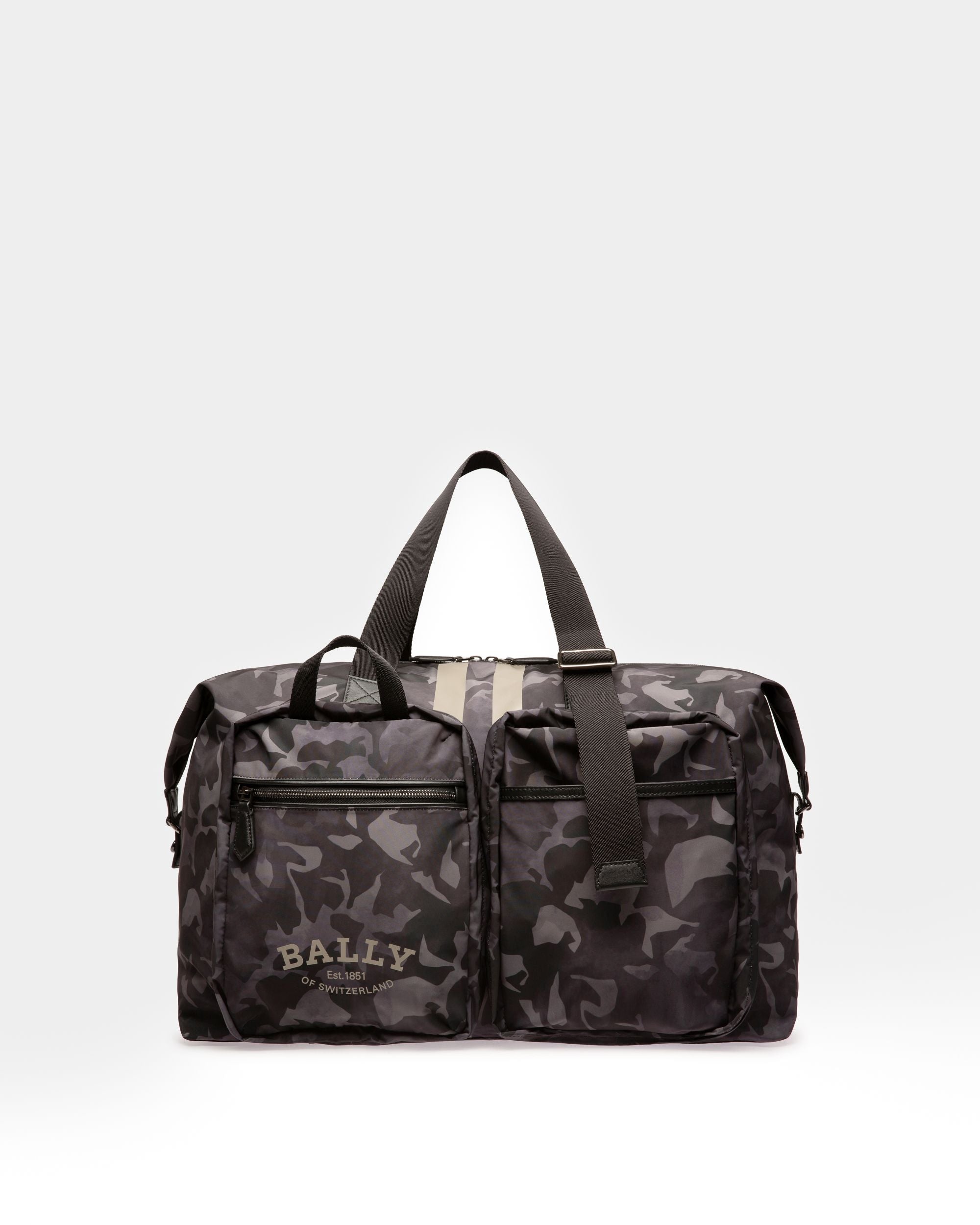 Fesder Borsa Weekender In Nylon Nera - Uomo - Bally - 01