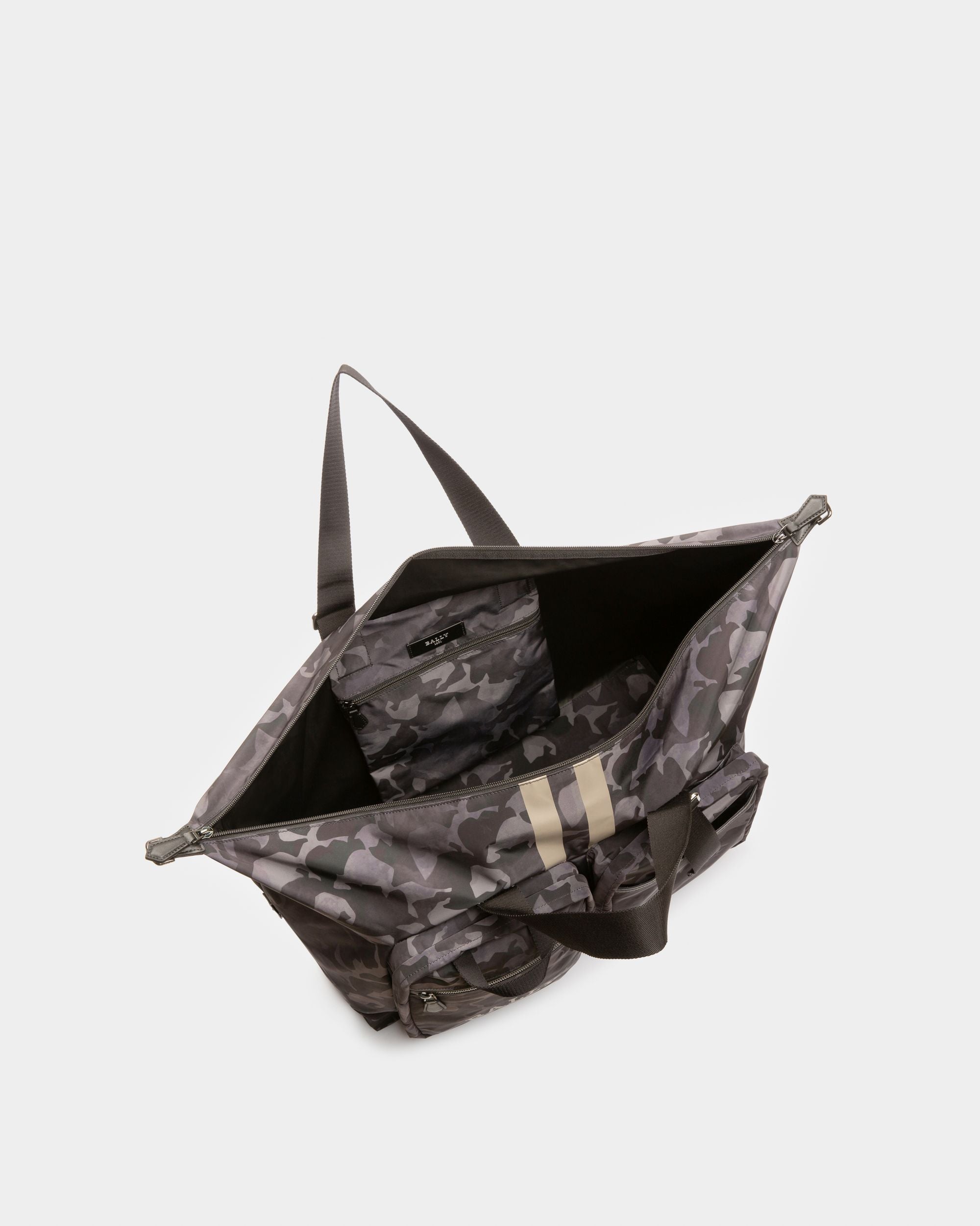 Fesder Borsa Weekender In Nylon Nera - Uomo - Bally - 04