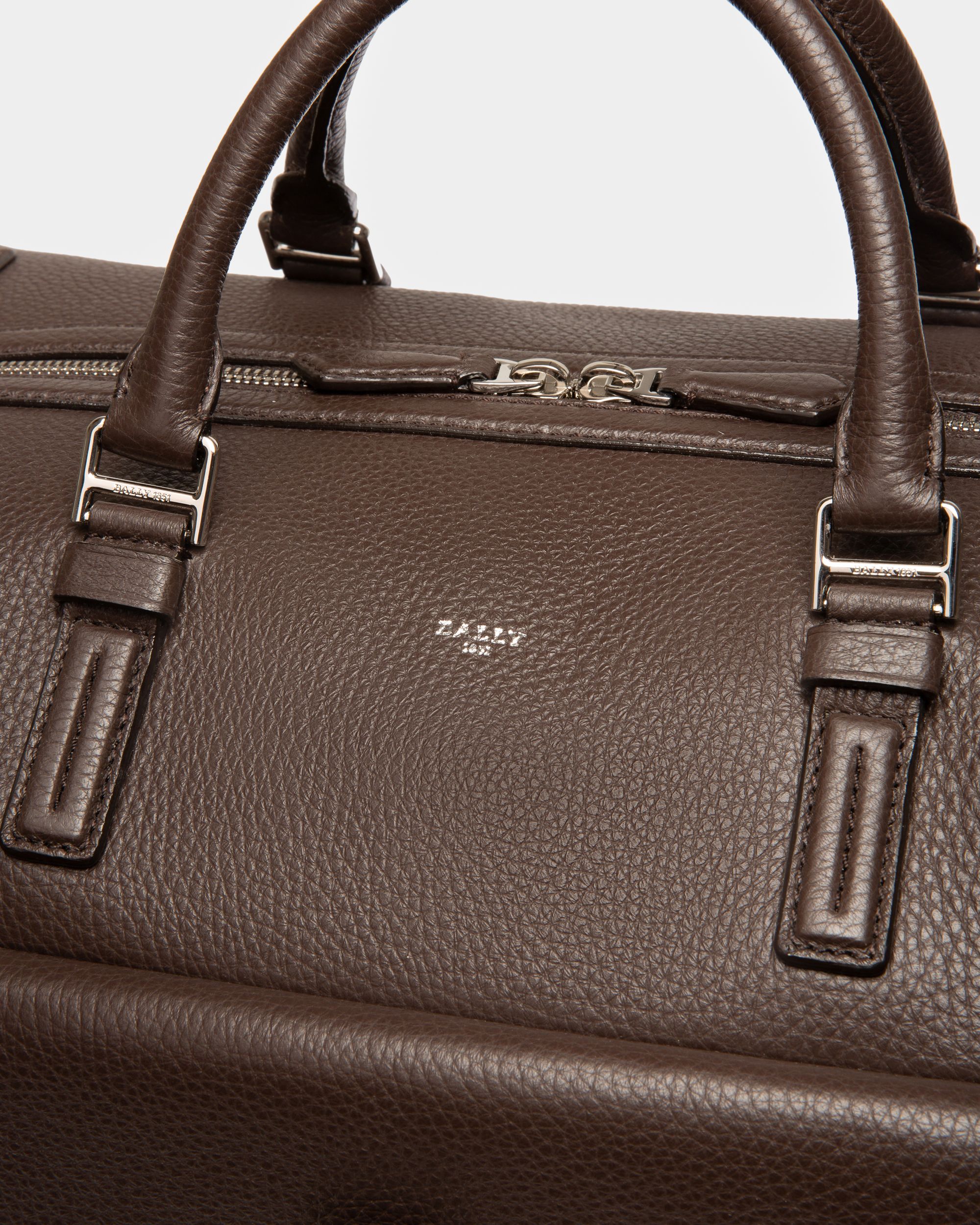 Sandri Borsone In Pelle Marrone Scuro - Uomo - Bally - 05