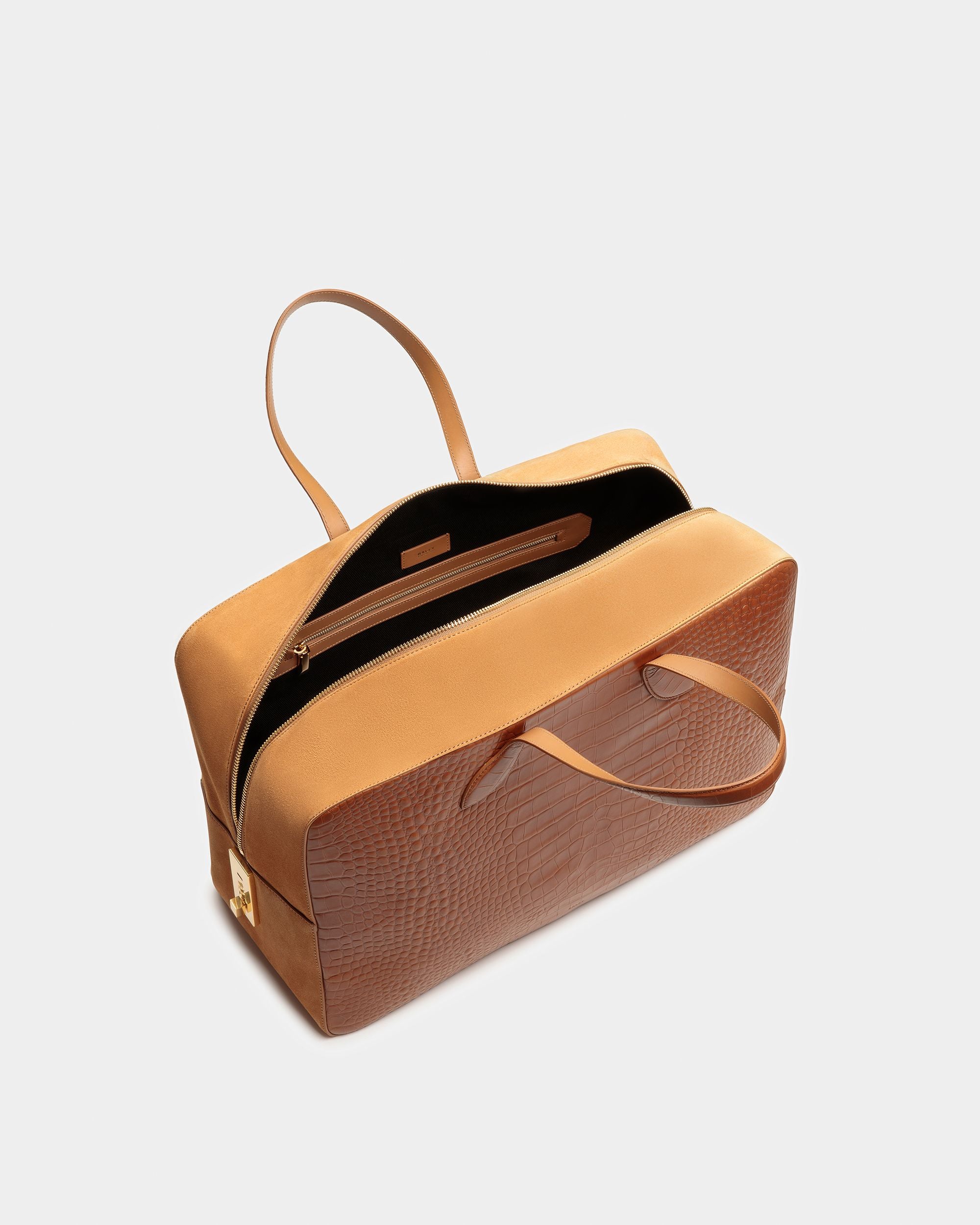 Weekender Grande Lago In Materiale Goffrato Cocco - Uomo - Bally - 05