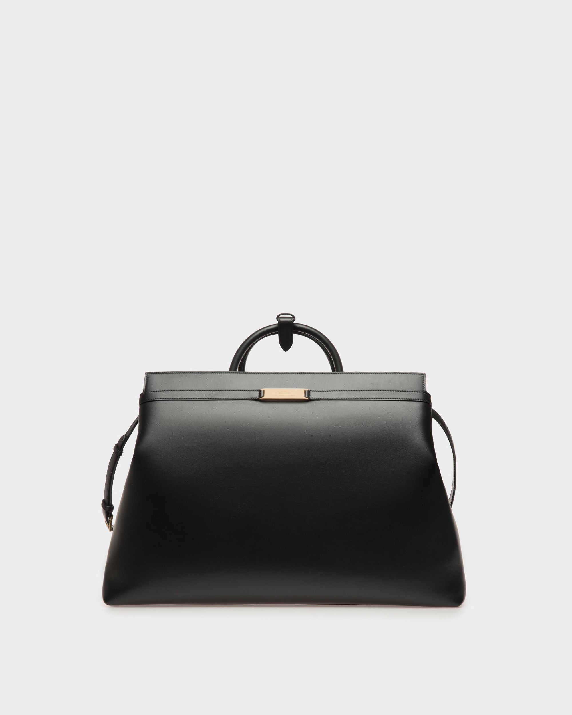 Borsa Weekender Deco In Pelle Nera - Uomo - Bally - 01