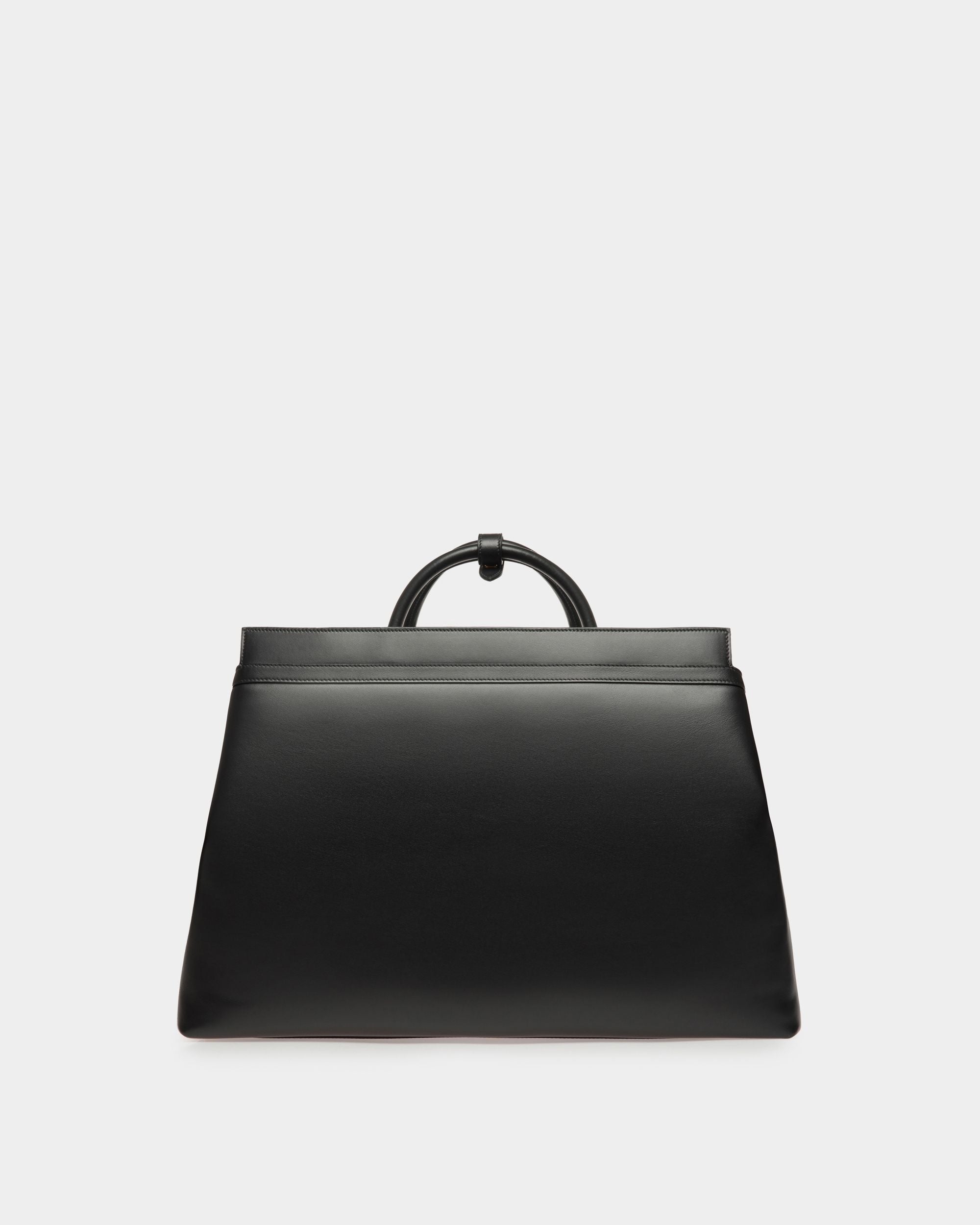 Borsa Weekender Deco In Pelle Nera - Uomo - Bally - 03