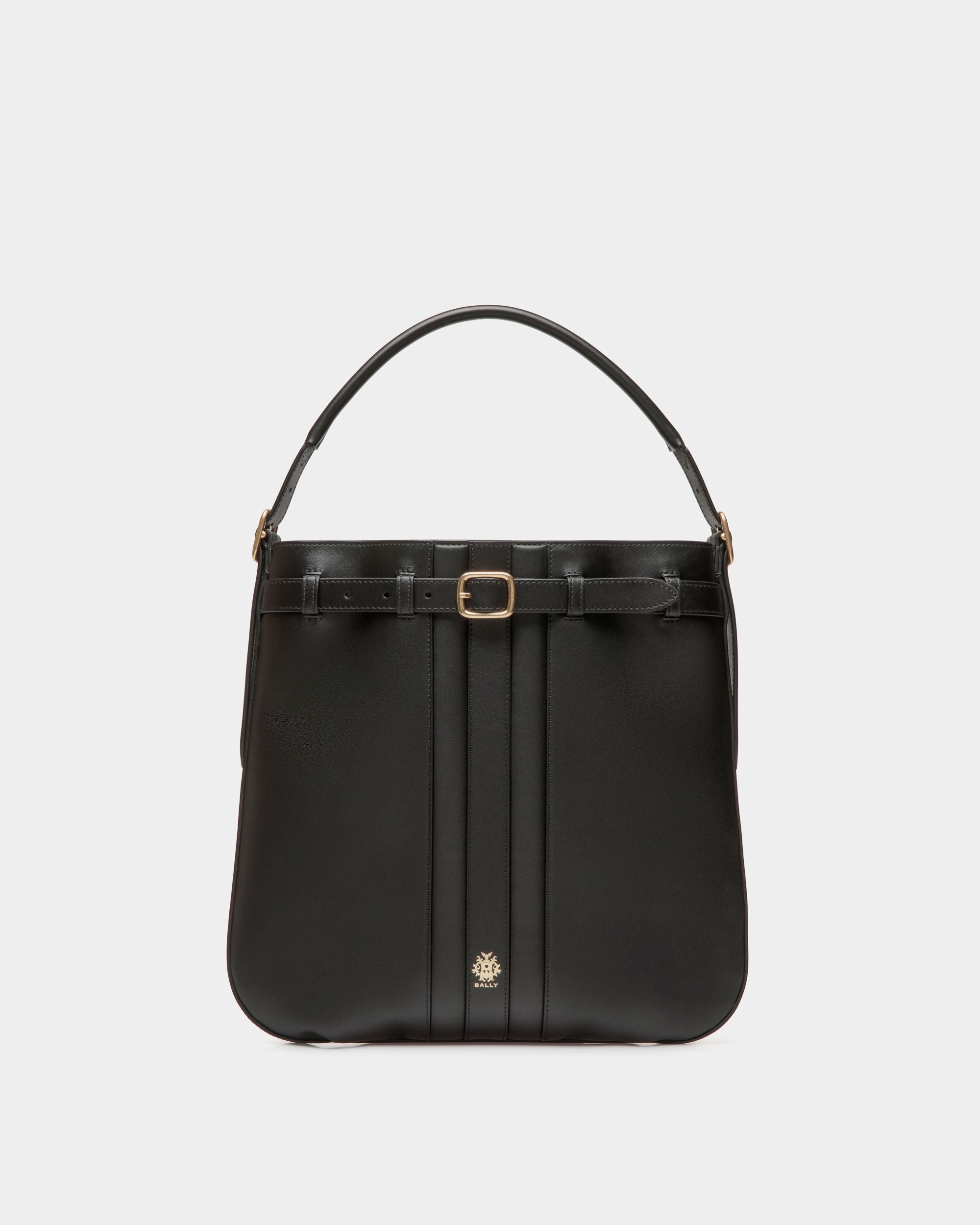 Beckett Crossbody Bag In Black Leather - Uomo - Bally - 01