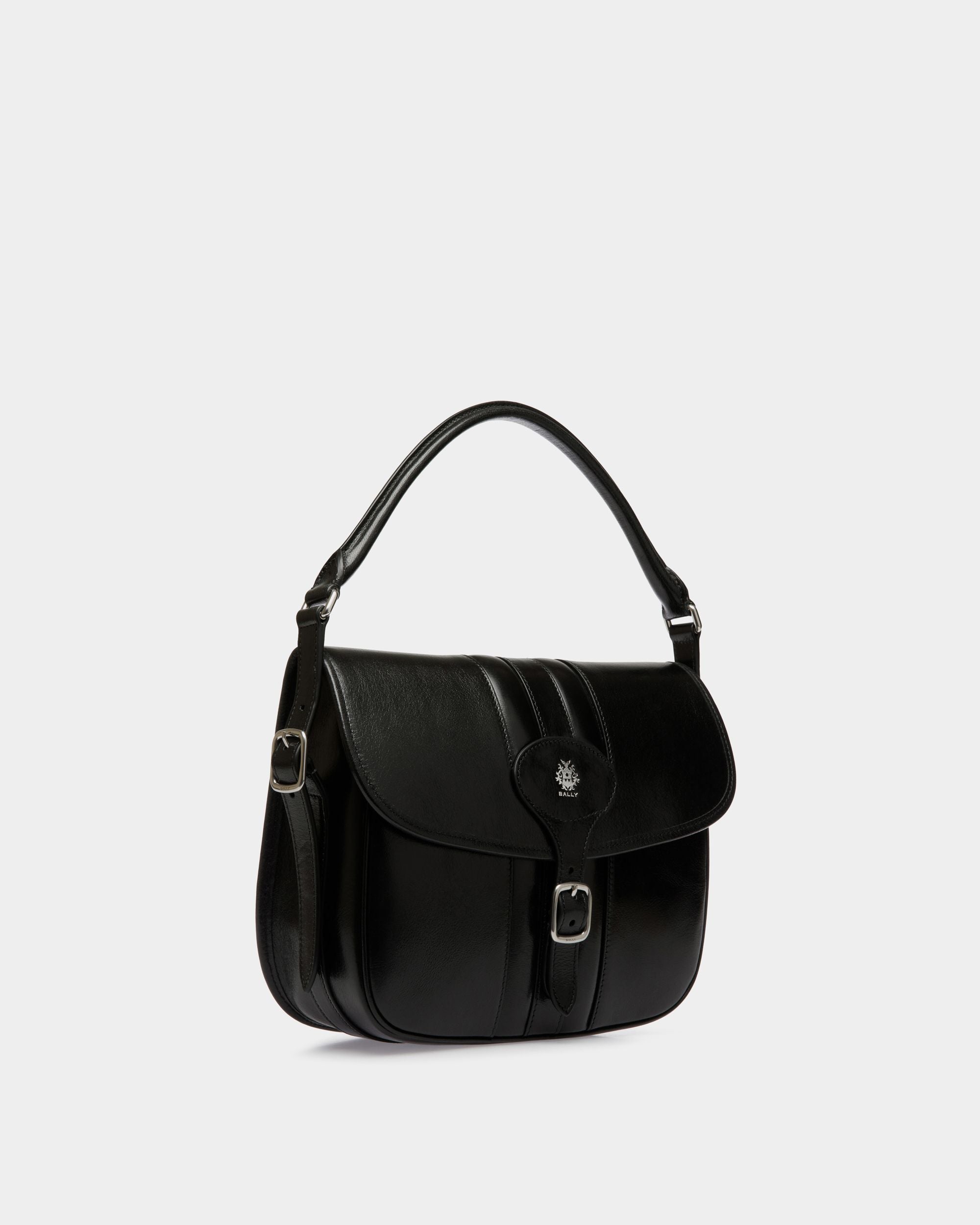 Borsa A Tracolla Beckett In Pelle Nera - Uomo - Bally - 04