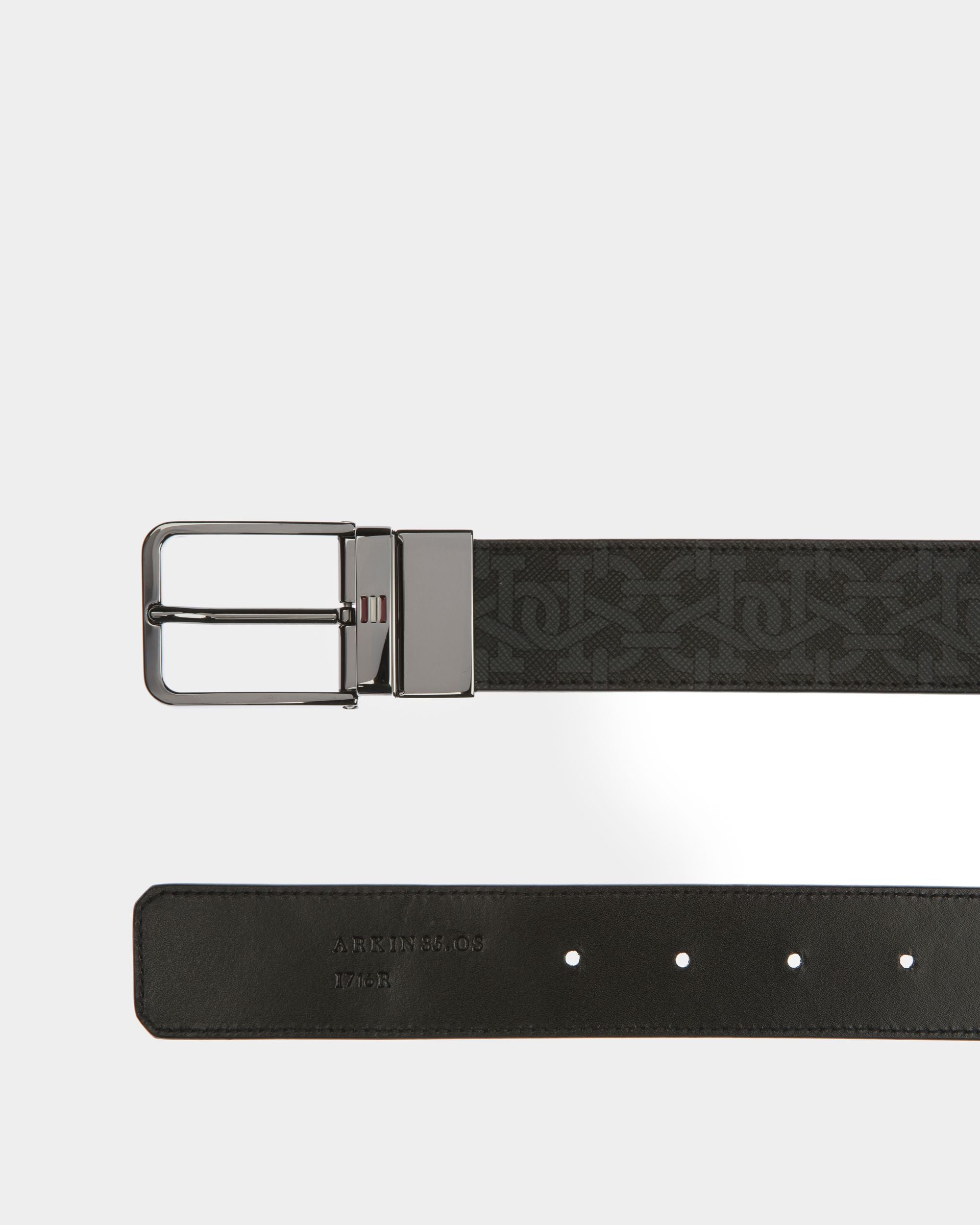 Arkin Cintura Da 35 Mm In Tpu Grigio - Uomo - Bally - 02
