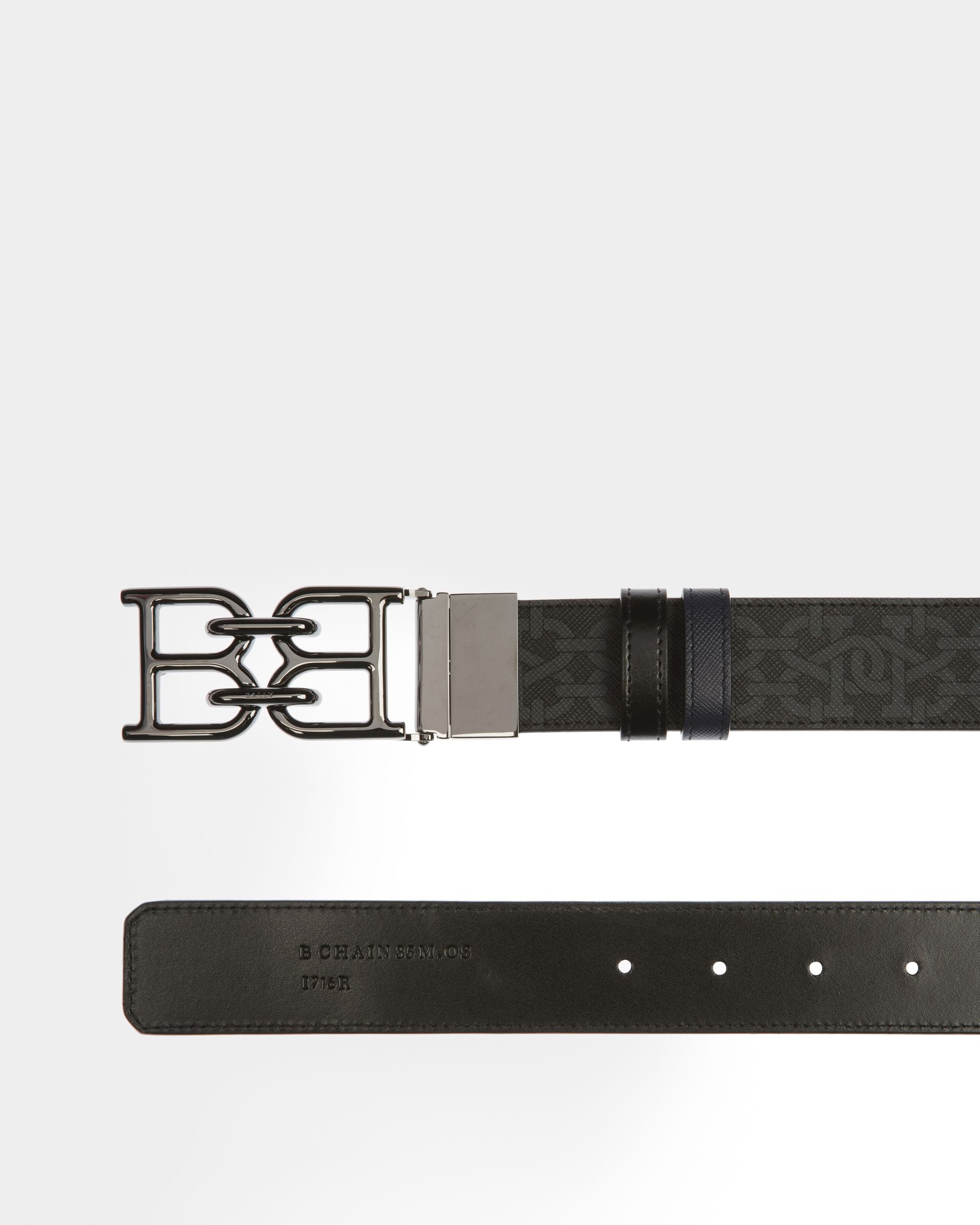 B-Chain Cintura Da 35 Mm In Tpu Grigio - Uomo - Bally - 02