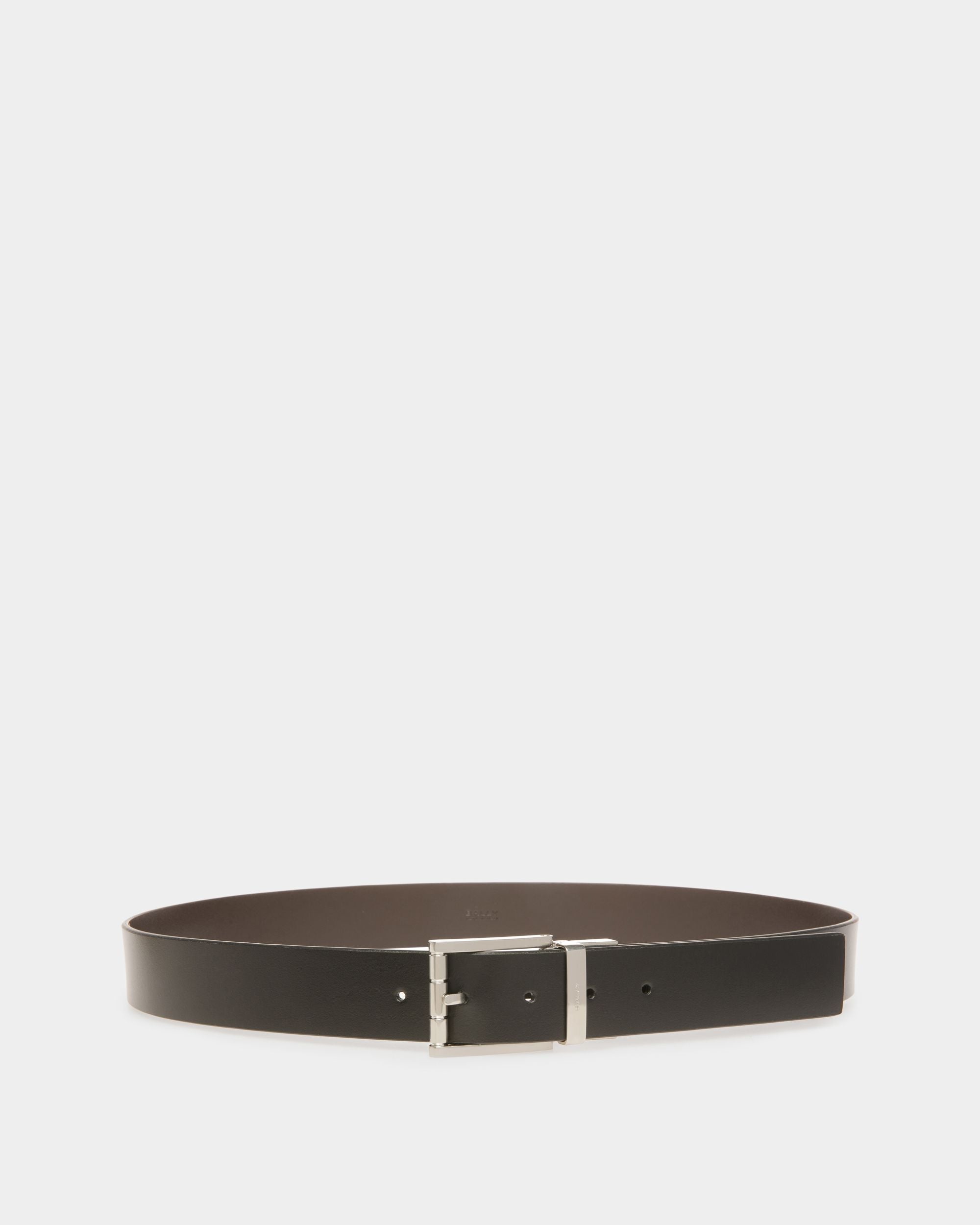 Cintura Per Abito In Pelle Nera - Uomo - Bally - 01