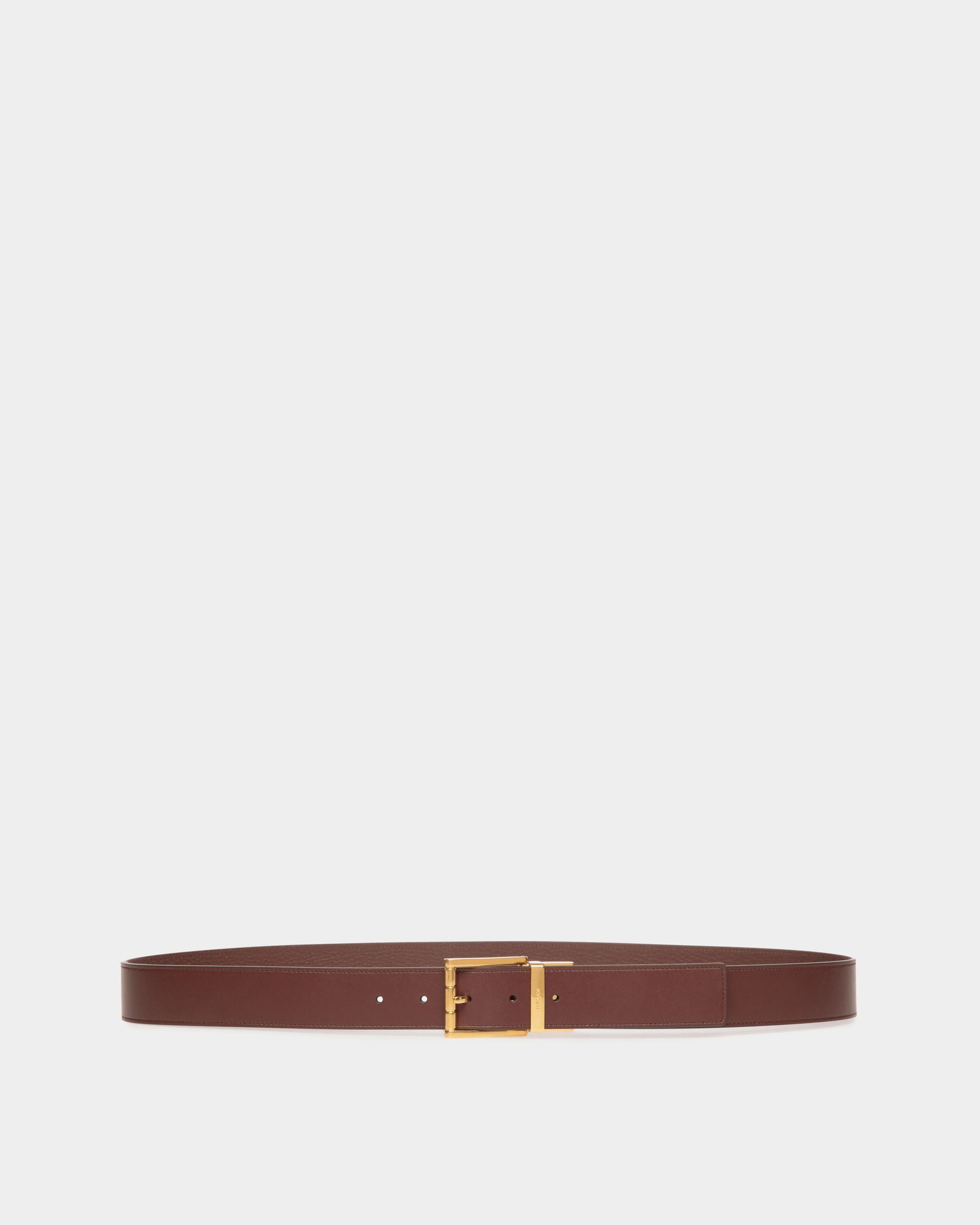 Cintura Astory 35 mm In Pelle Marrone - Uomo - Bally - 01