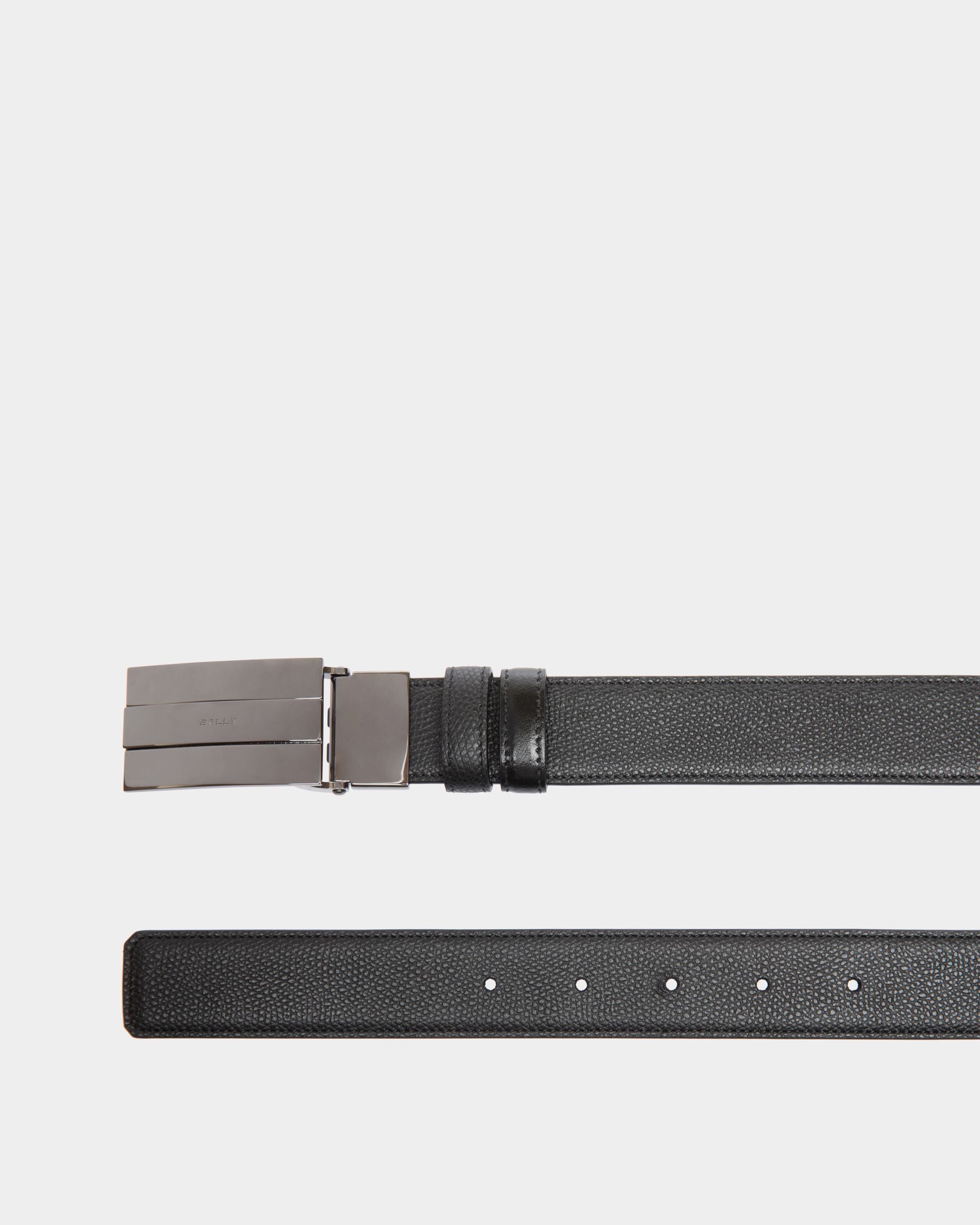 Dress Adjustable-Reversible Belt In Multicolor  Leather - Uomo - Bally - 02