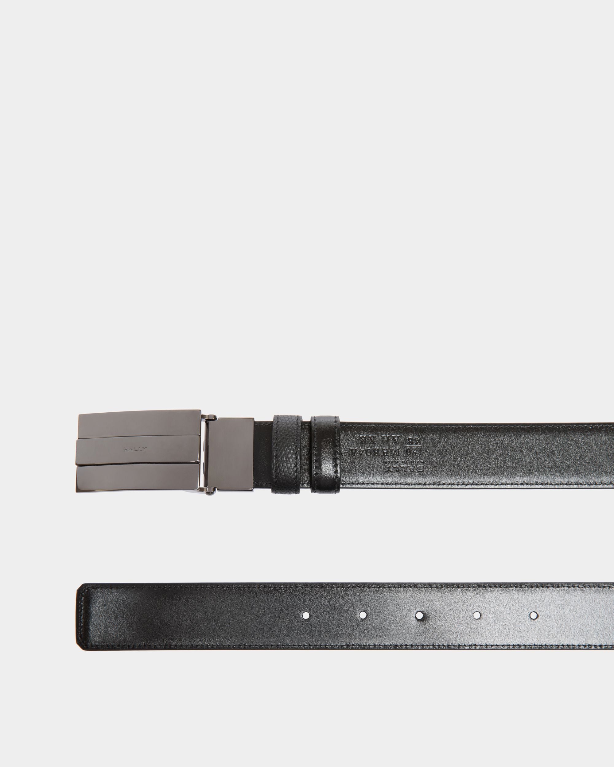 Dress Adjustable-Reversible Belt In Multicolor  Leather - Uomo - Bally - 03