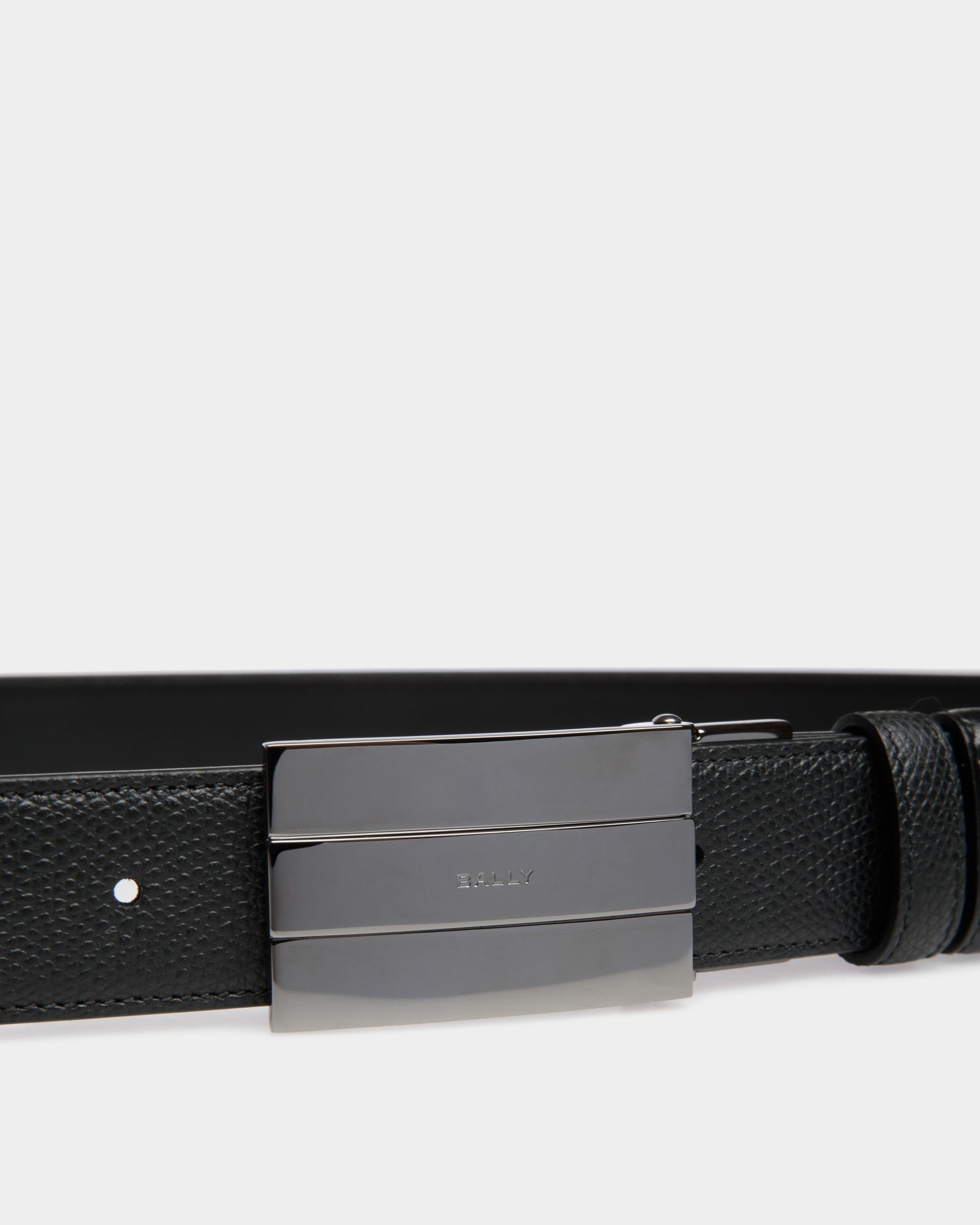 Dress Adjustable-Reversible Belt In Multicolor  Leather - Uomo - Bally - 04