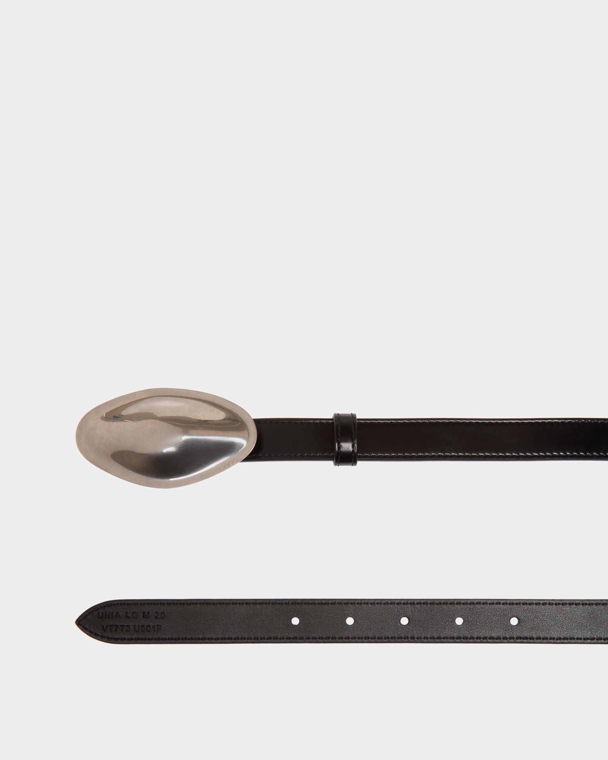 Cintura Swissness In Pelle Nera - Uomo - Bally - 02