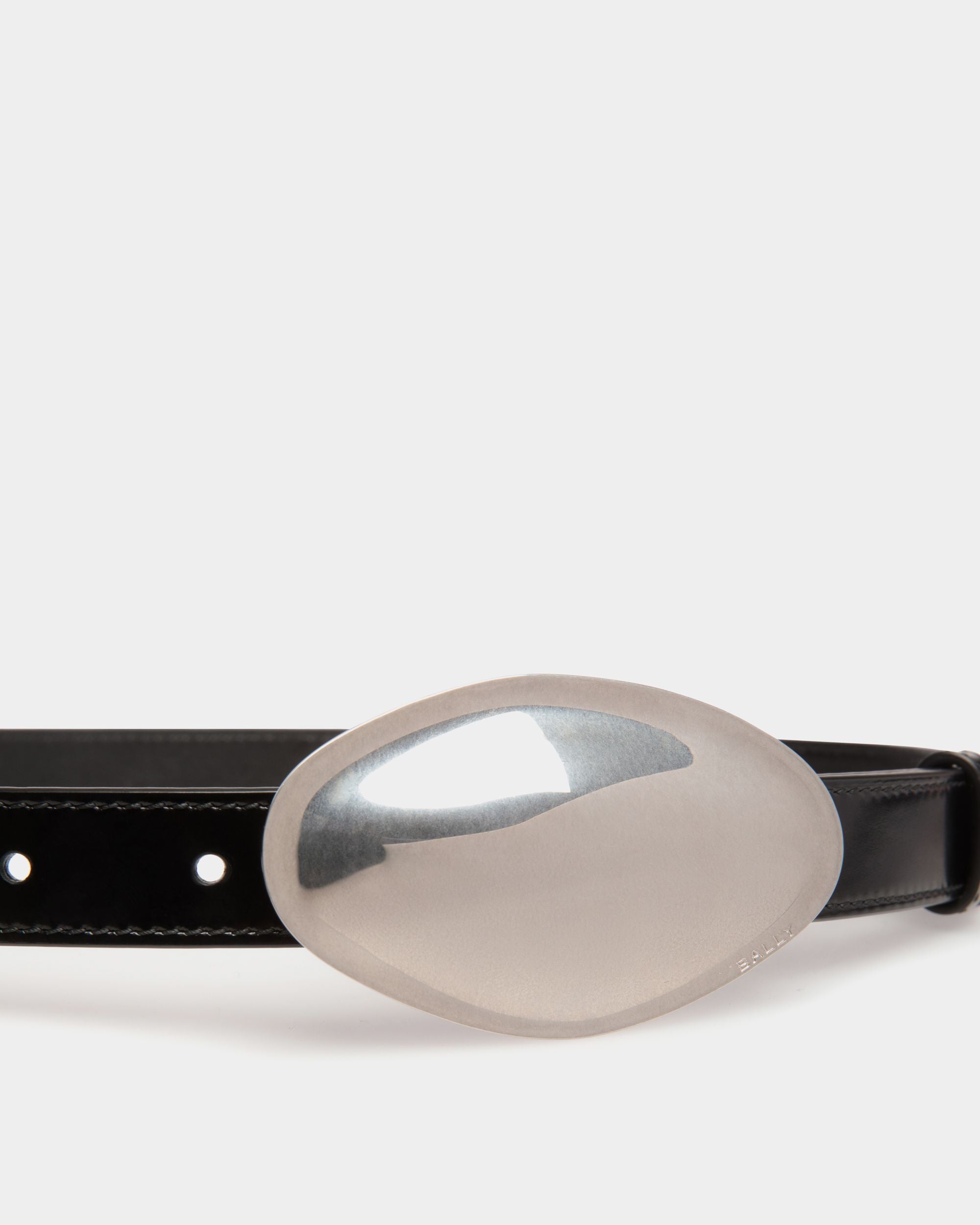 Cintura Swissness In Pelle Nera - Uomo - Bally - 03