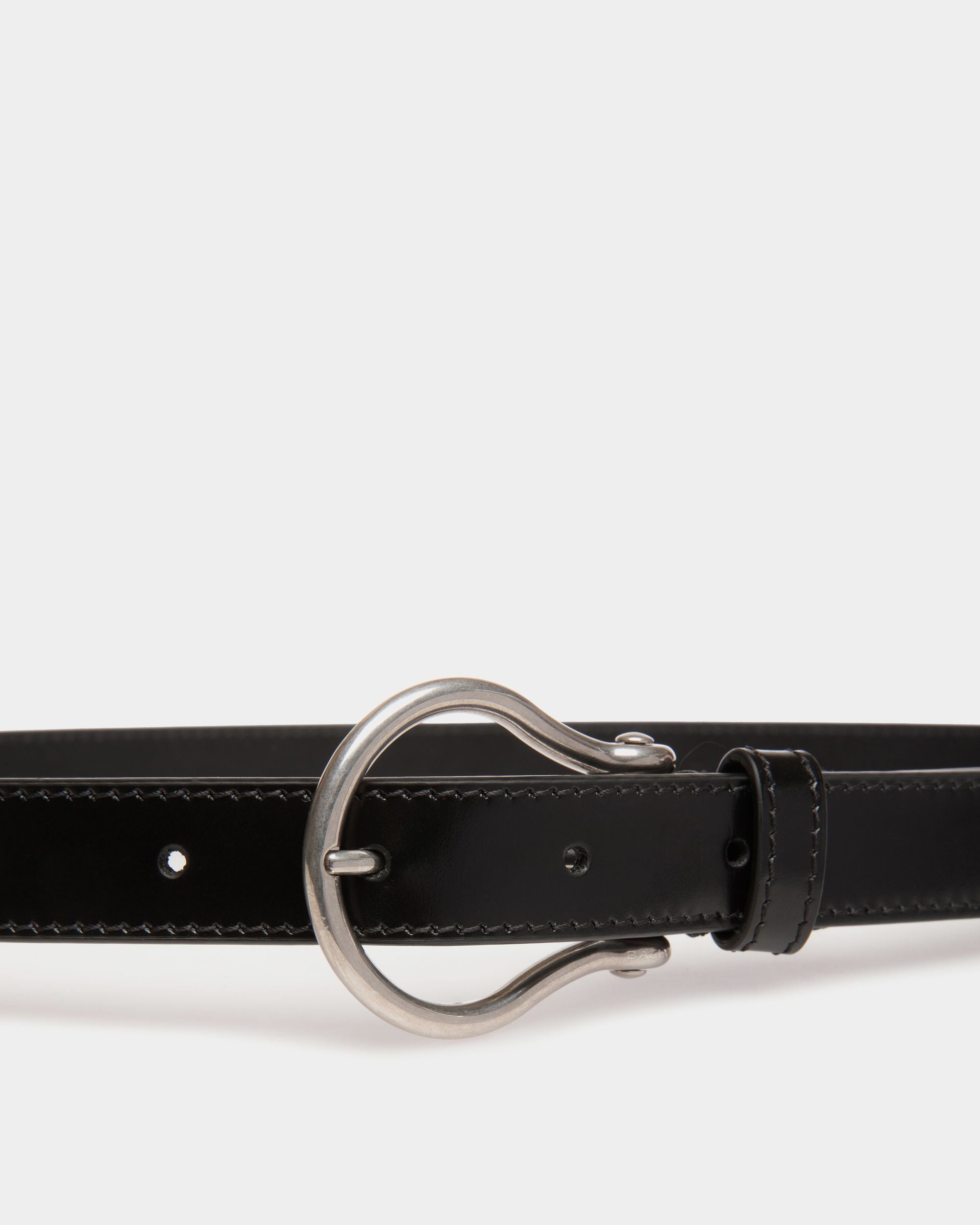 Cintura Ray In Pelle Nera - Uomo - Bally - 03