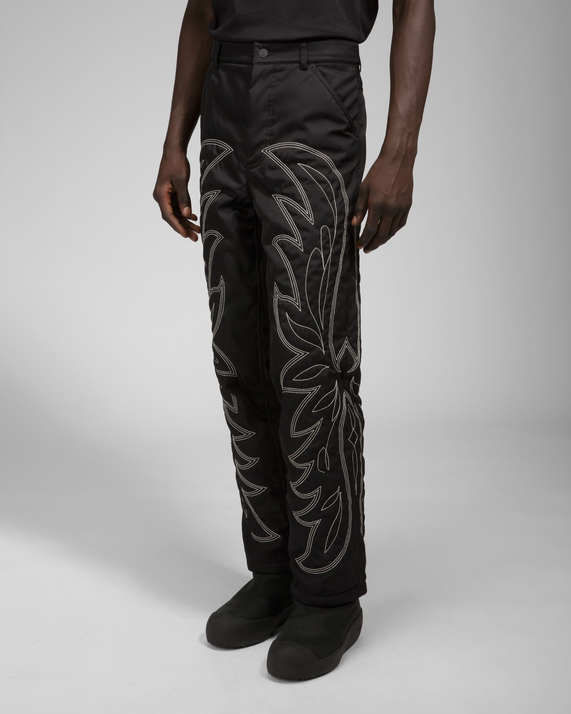 Pantalone Fantasia In Nylon Riciclato Nero - Uomo - Bally - 02