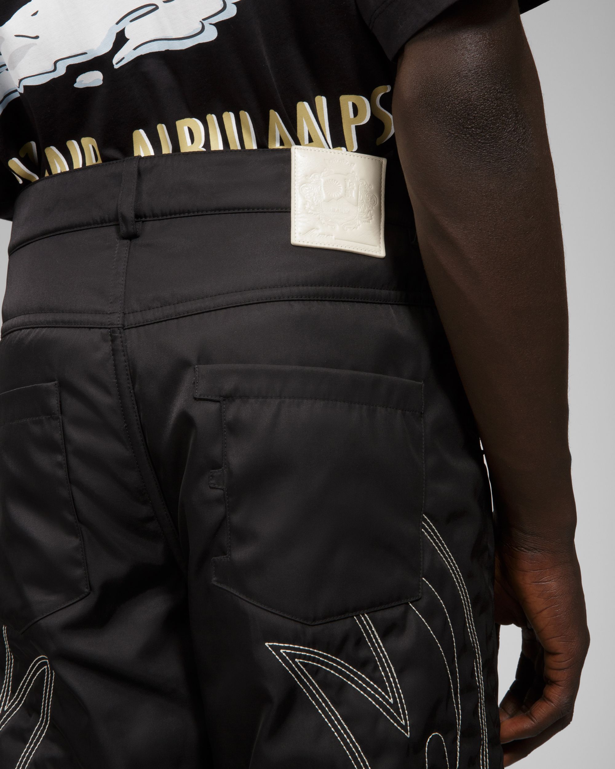 Pantalone Fantasia In Nylon Riciclato Nero - Uomo - Bally - 03
