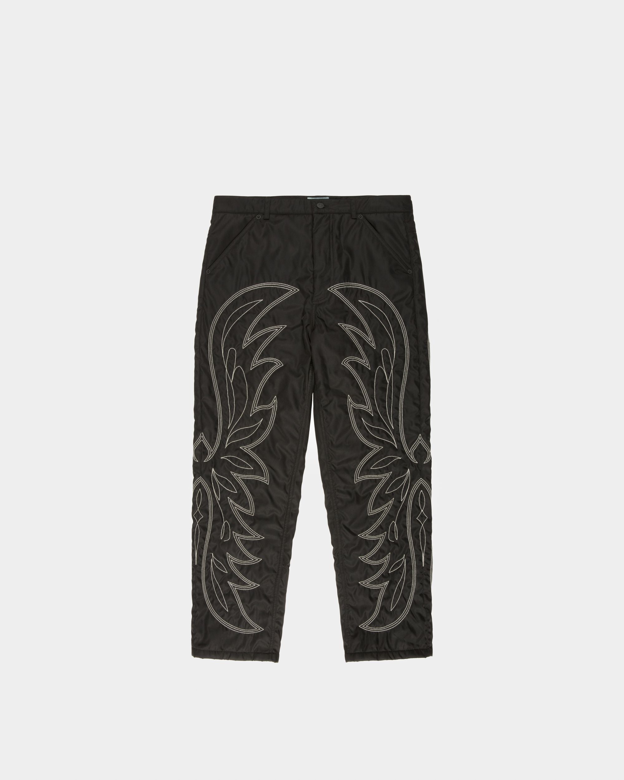Pantalone Fantasia In Nylon Riciclato Nero - Uomo - Bally - 08