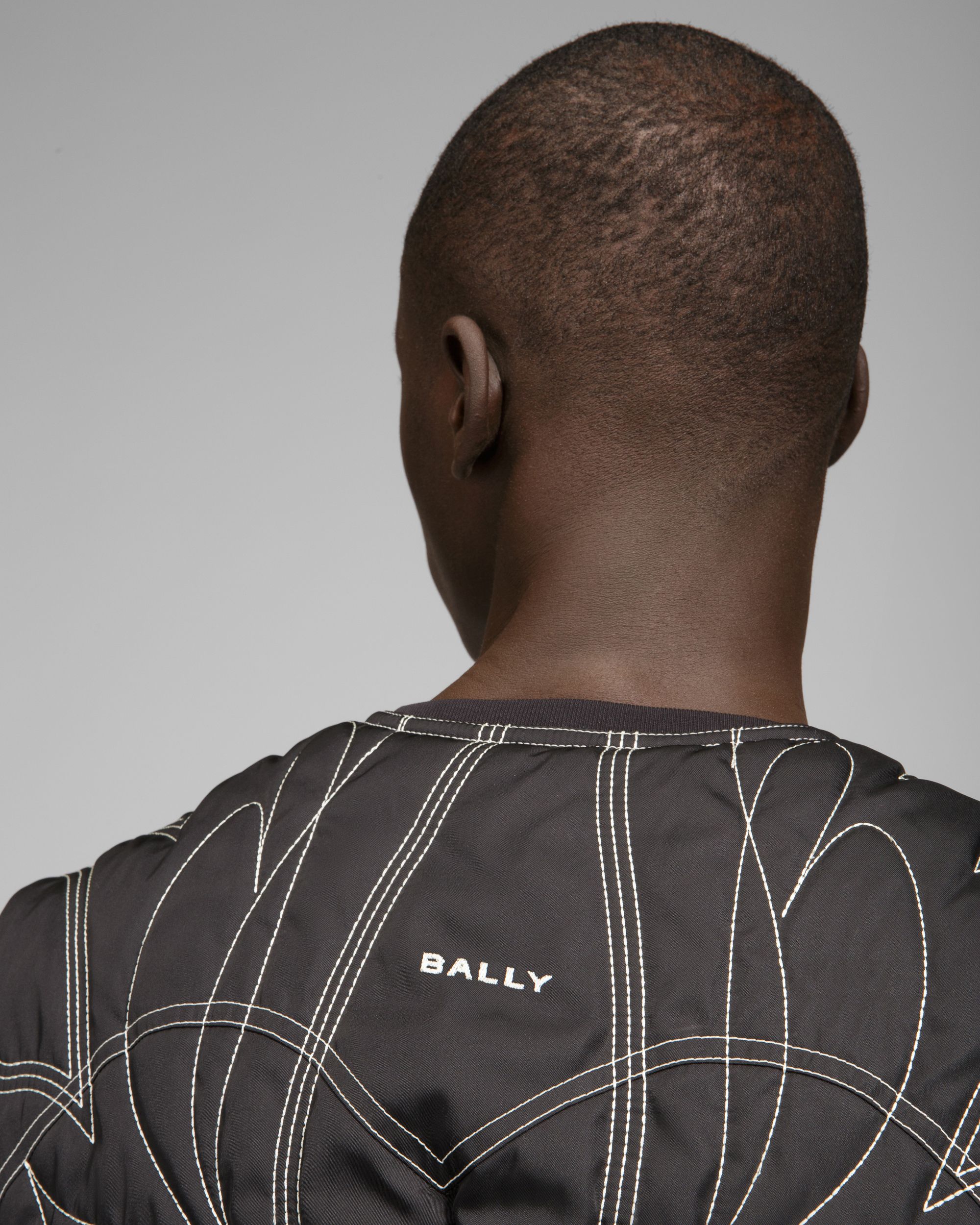 Gilet Fantasia In Nylon Riciclato Nero - Uomo - Bally - 05