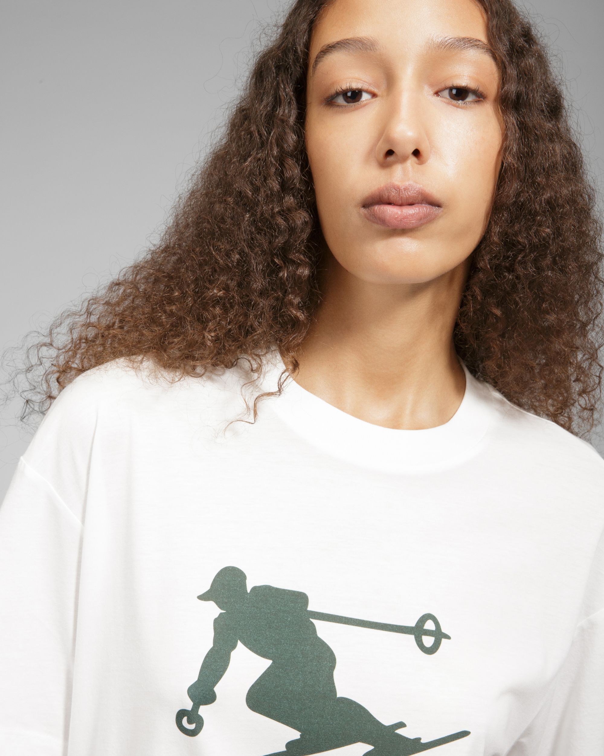 T-Shirt Ski St. Moritz In Cotone Avorio - Uomo - Bally - 08