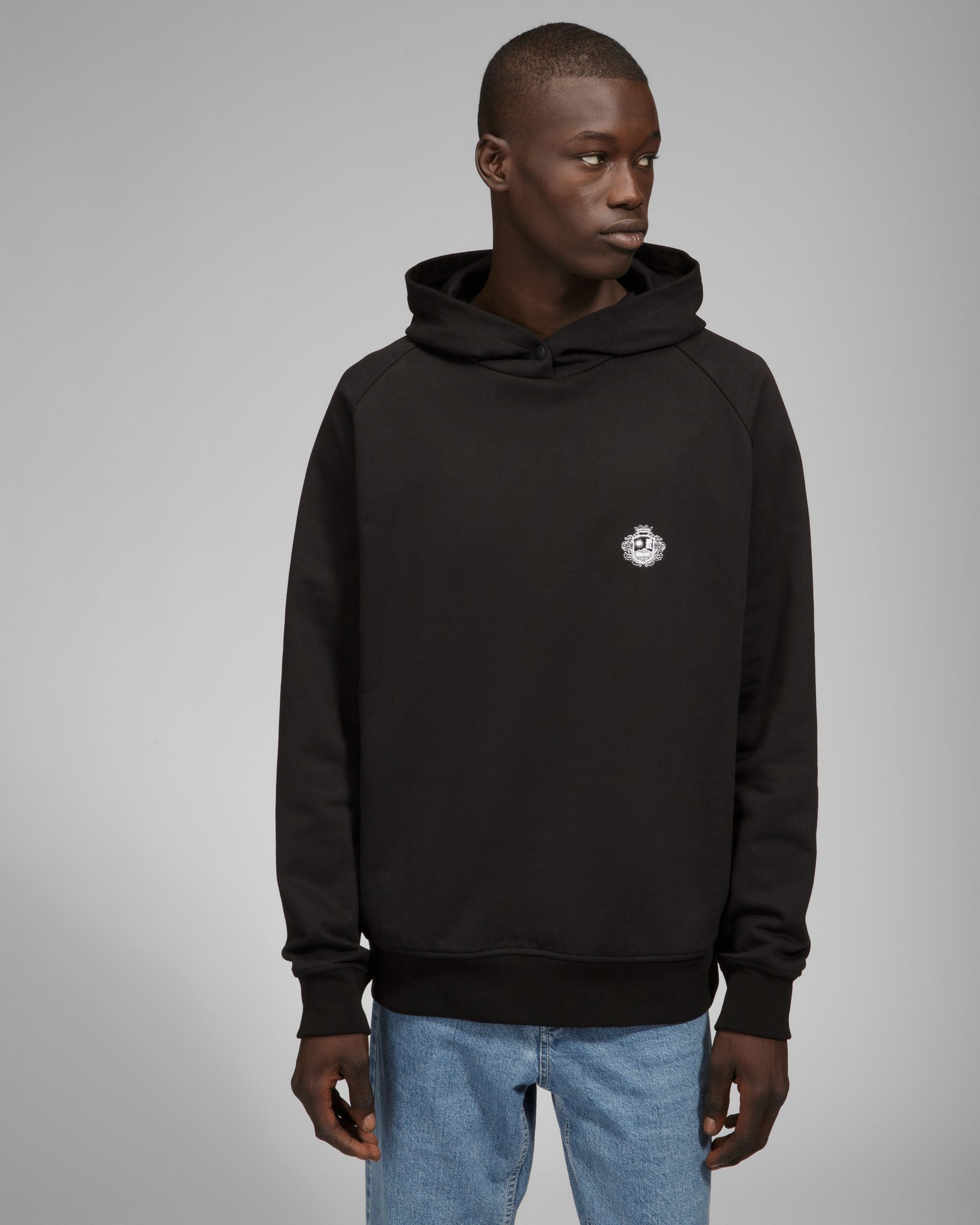 Felpa Con Cappuccio In Cotone Nero - Uomo - Bally - 03